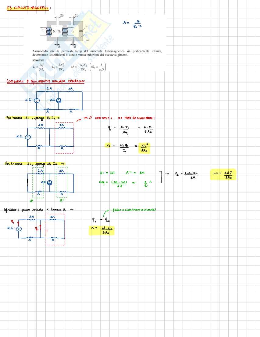 Prove svolte di Elettrotecnica e macchine elettriche Pag. 26