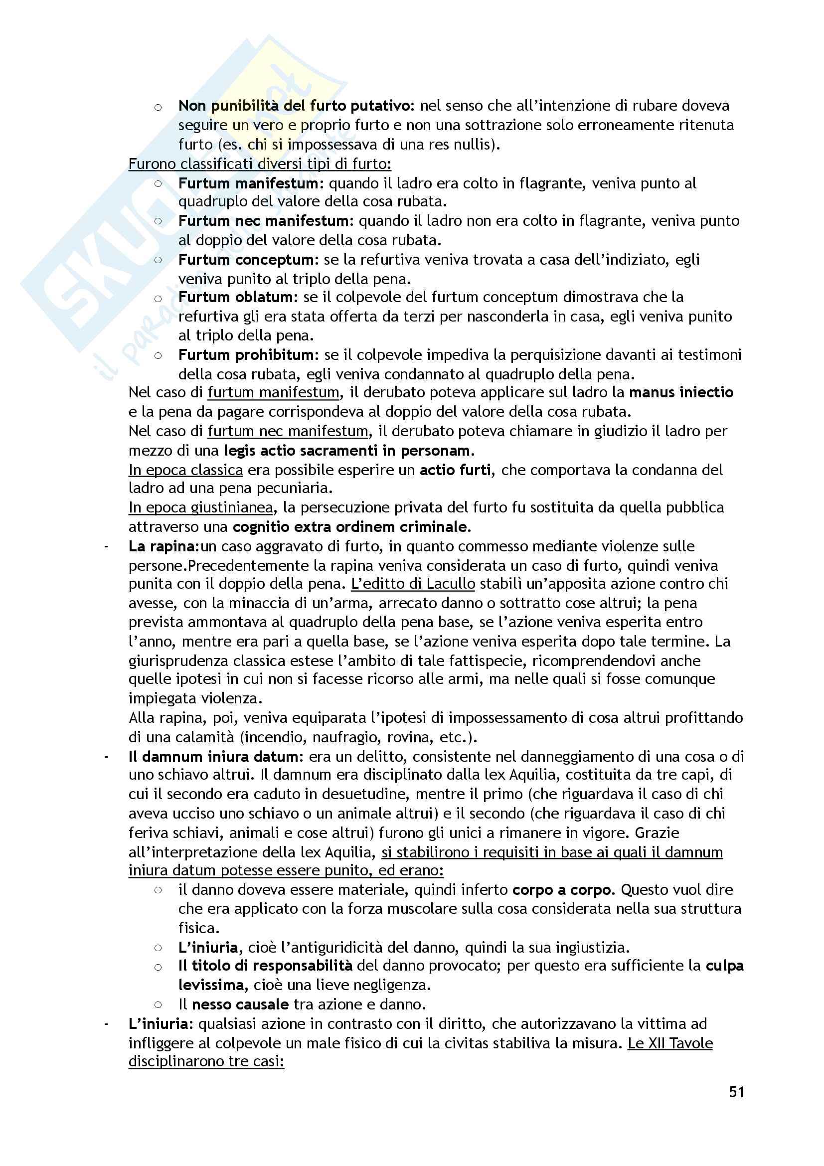 Riassunto esame Diritto romano, prof Mcclintock, libro consigliato Istituzioni di Diritto romano, Cantarella Pag. 51