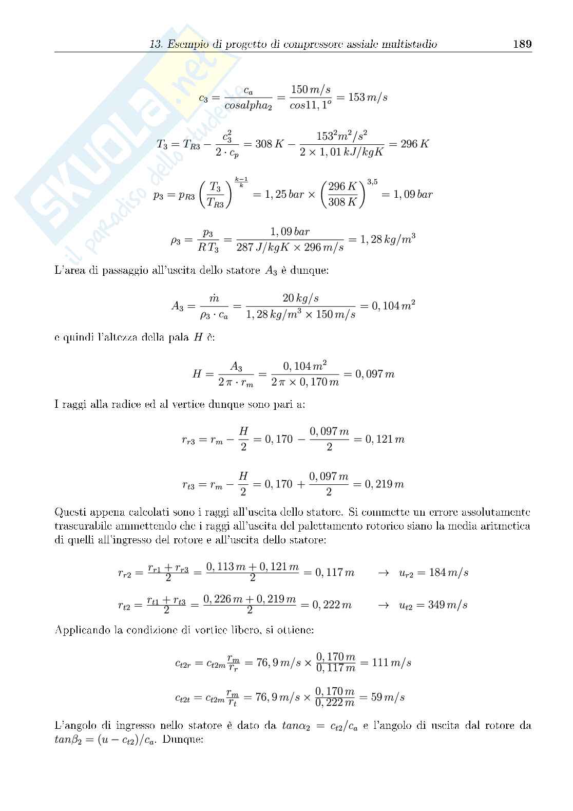 Porgettazione compressore assiale Pag. 11