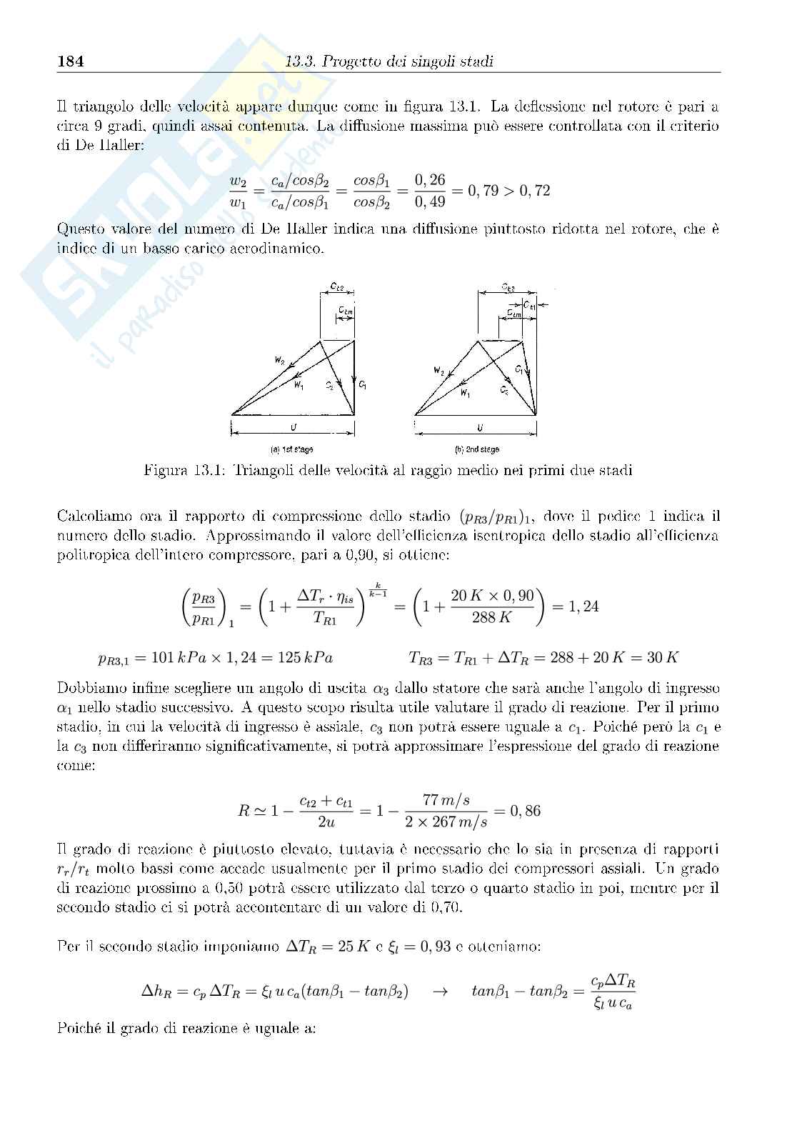 Porgettazione compressore assiale Pag. 6