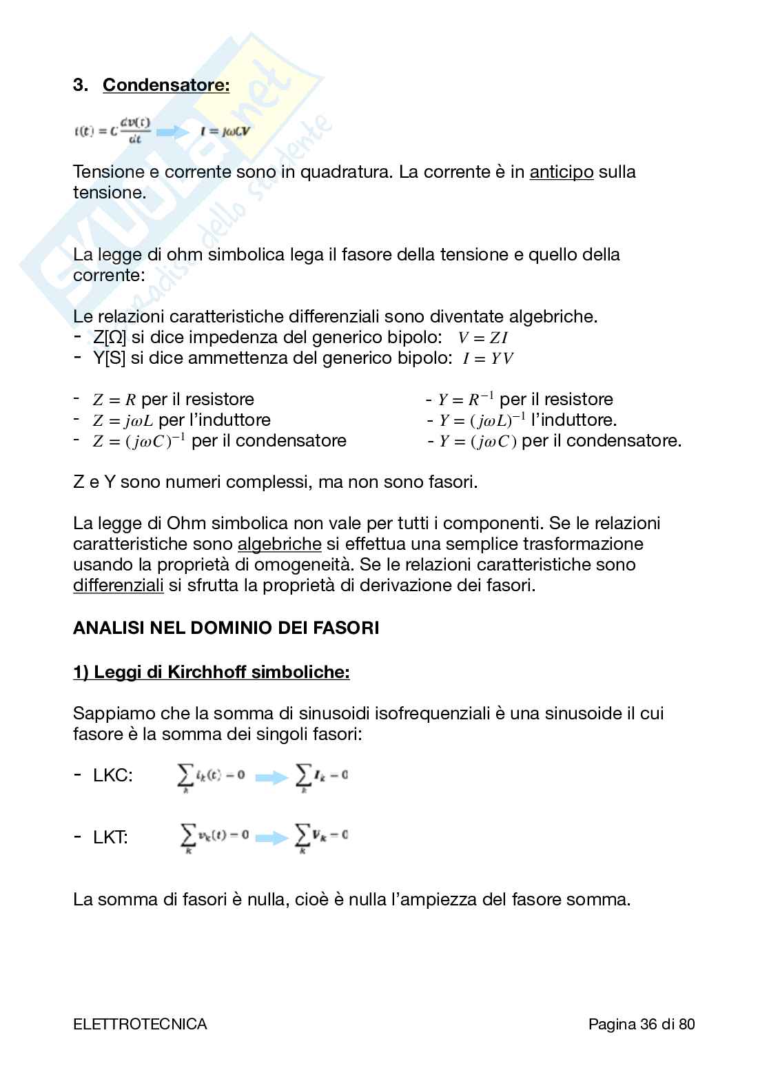 Appunti di Elettrotecnica Pag. 36