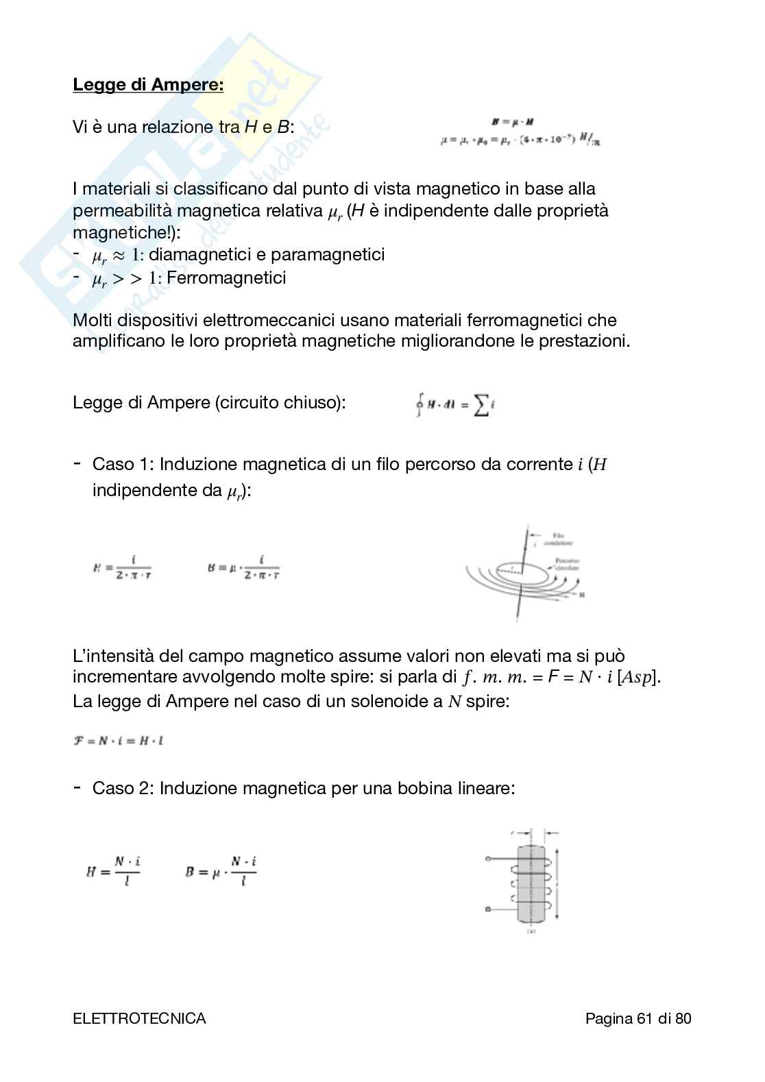 Appunti di Elettrotecnica Pag. 61