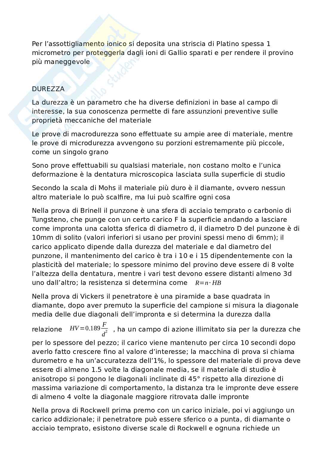 Appunti di Metodologie metallografiche Pag. 11