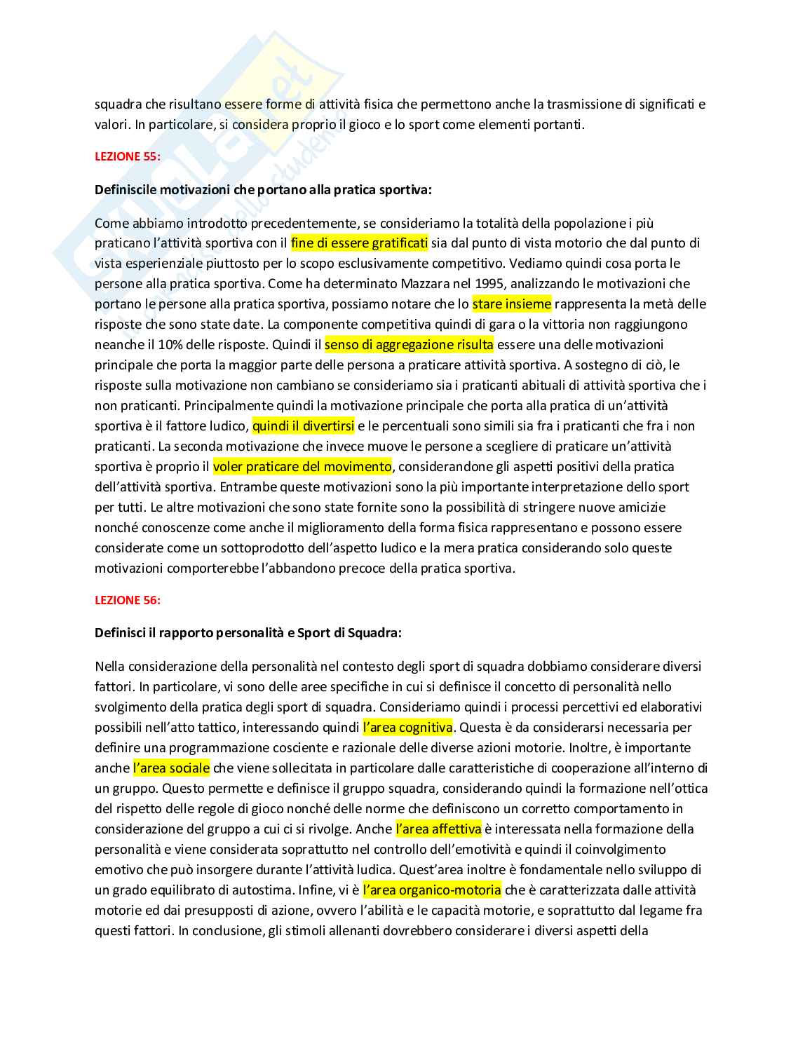 Paniere Didattica degli sport di squadra (2026) - Risposte aperte corrette  Pag. 31