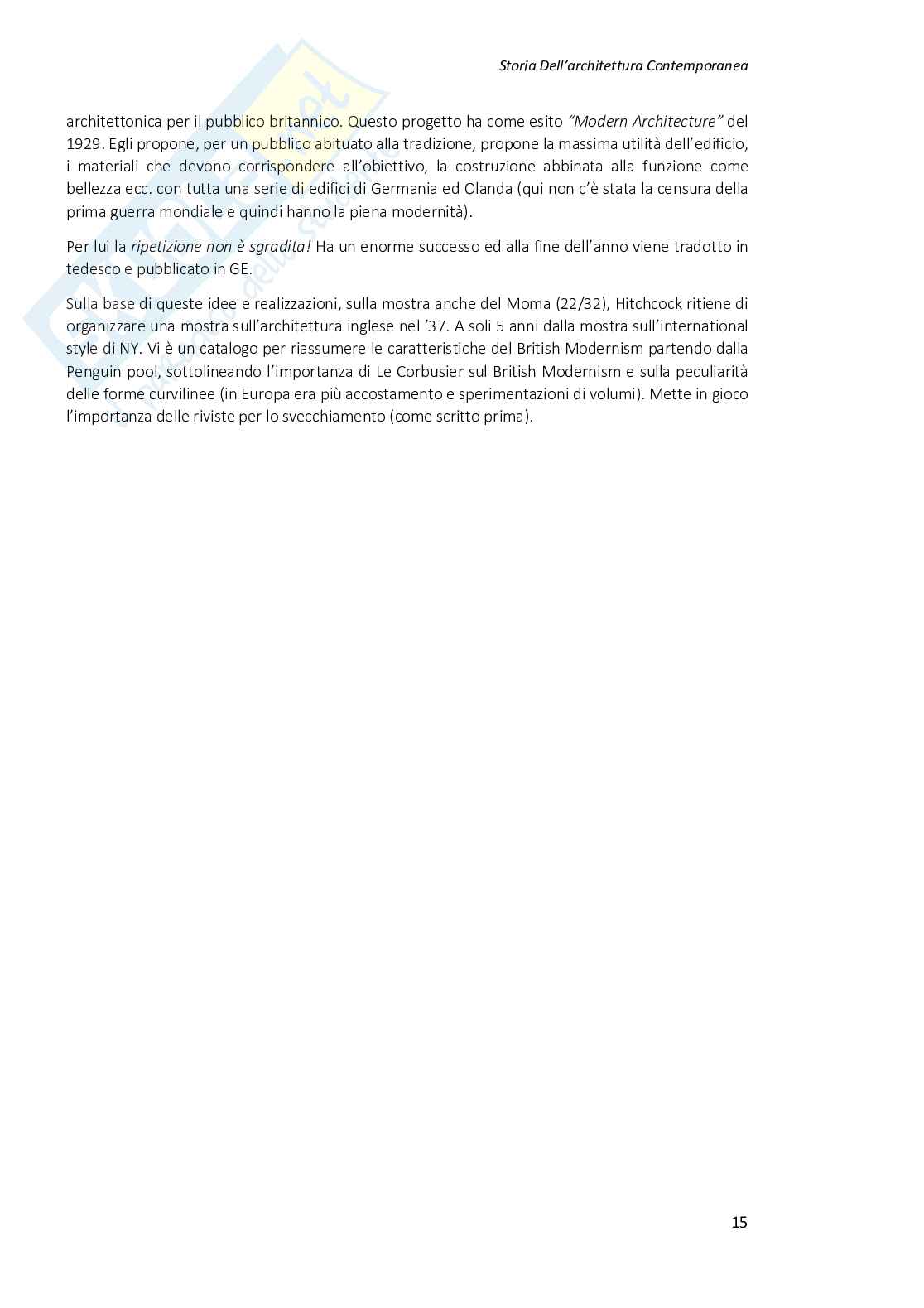 Storia dell'architettura contemporanea  Pag. 16