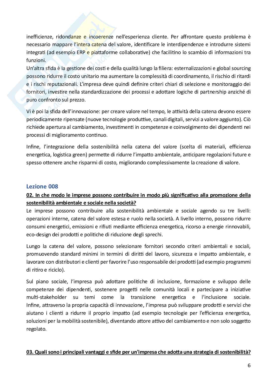 Economia e gestione delle imprese  – Paniere risposte aperte completo (72) – A.A. 2025/2026 Pag. 6