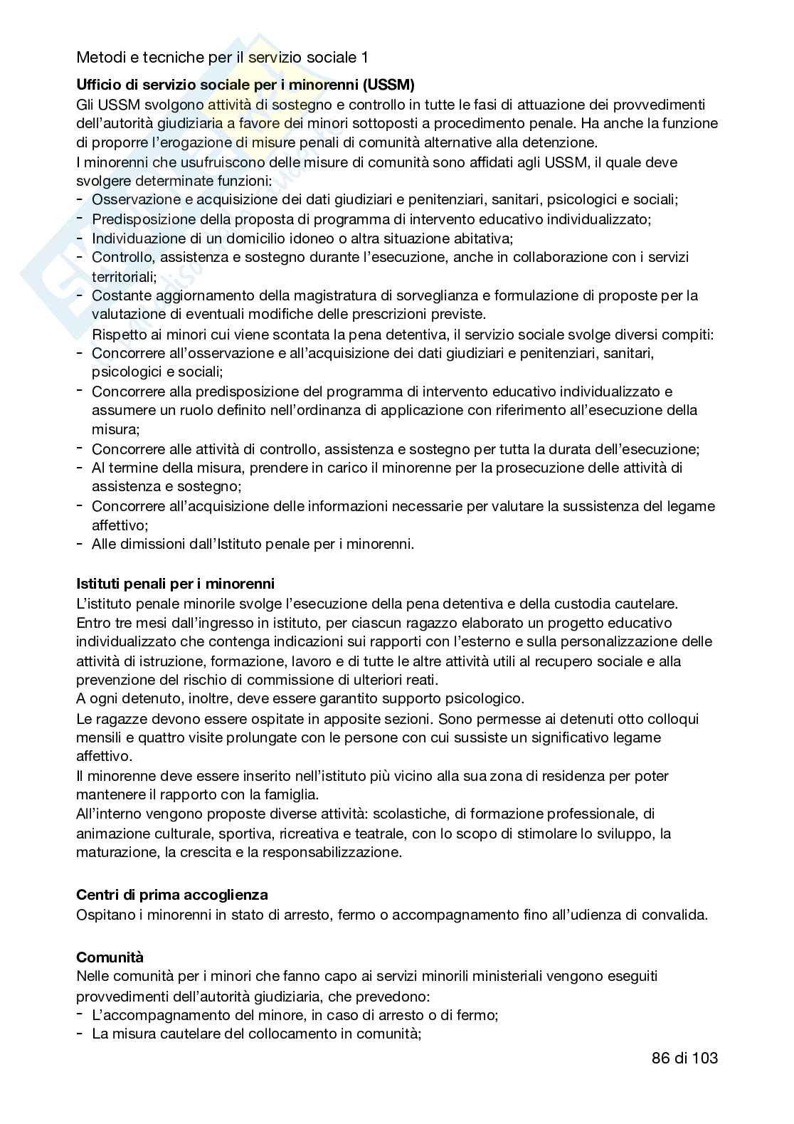 Appunti Metodi e tecniche per il servizio sociale 1 Pag. 86