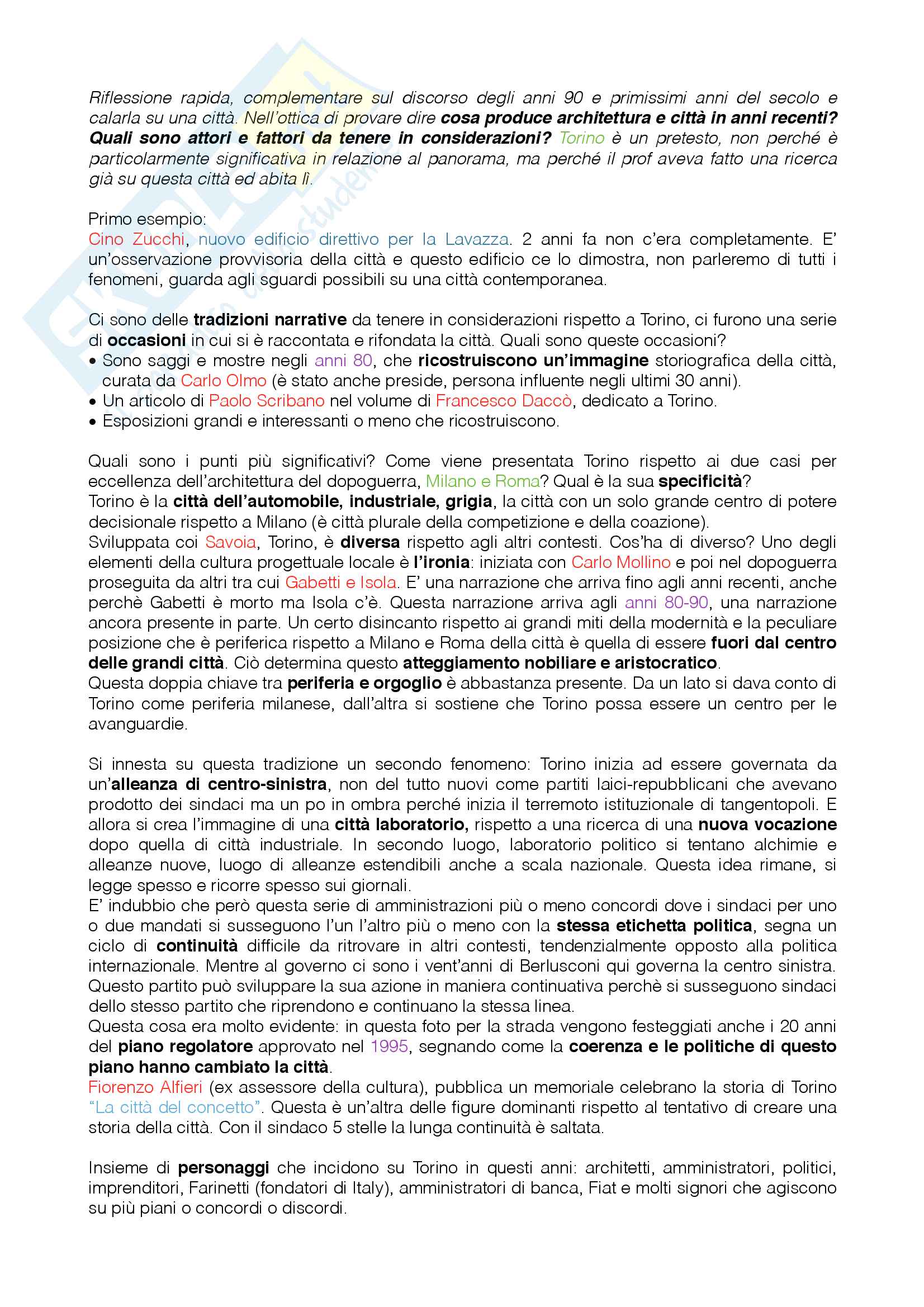 Gli anni del presente: Torino Pag. 1