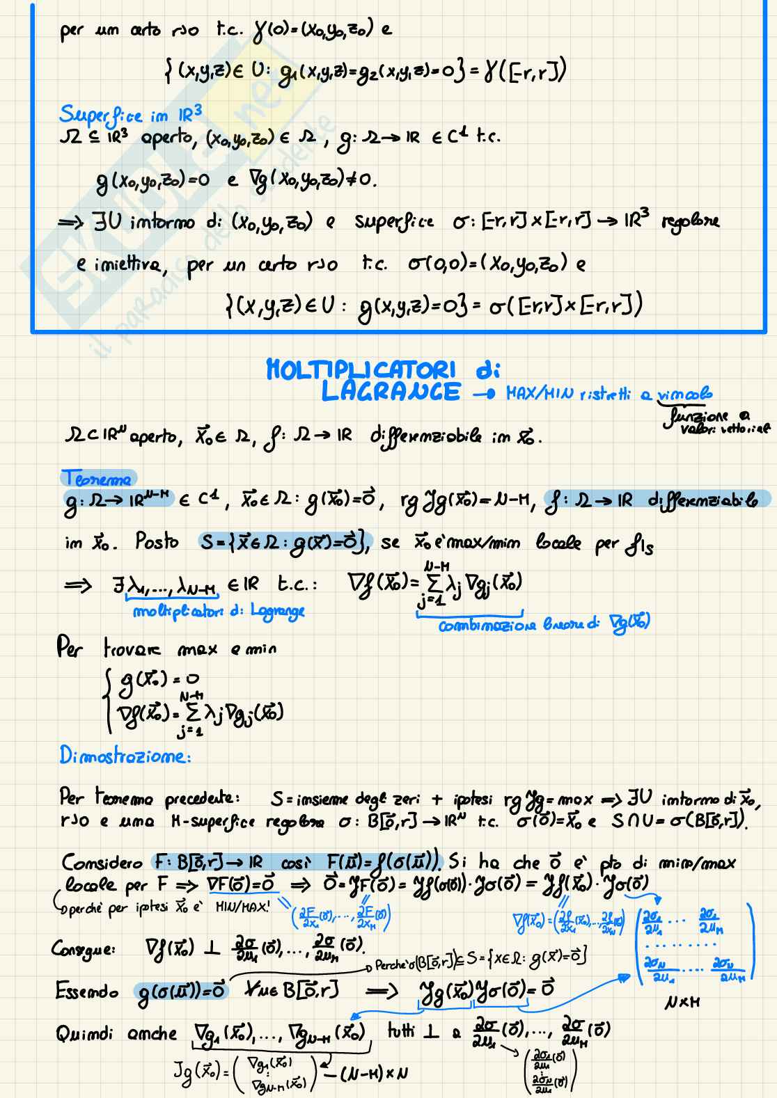 Teoremi e definizioni Analisi 2 (Tutti) Pag. 16