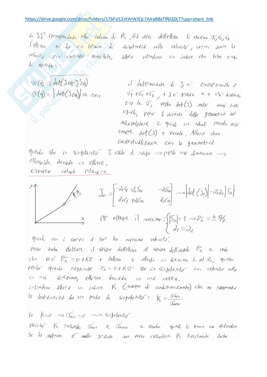 Risposte domande d'esame Meccanica dei robot Pag. 81