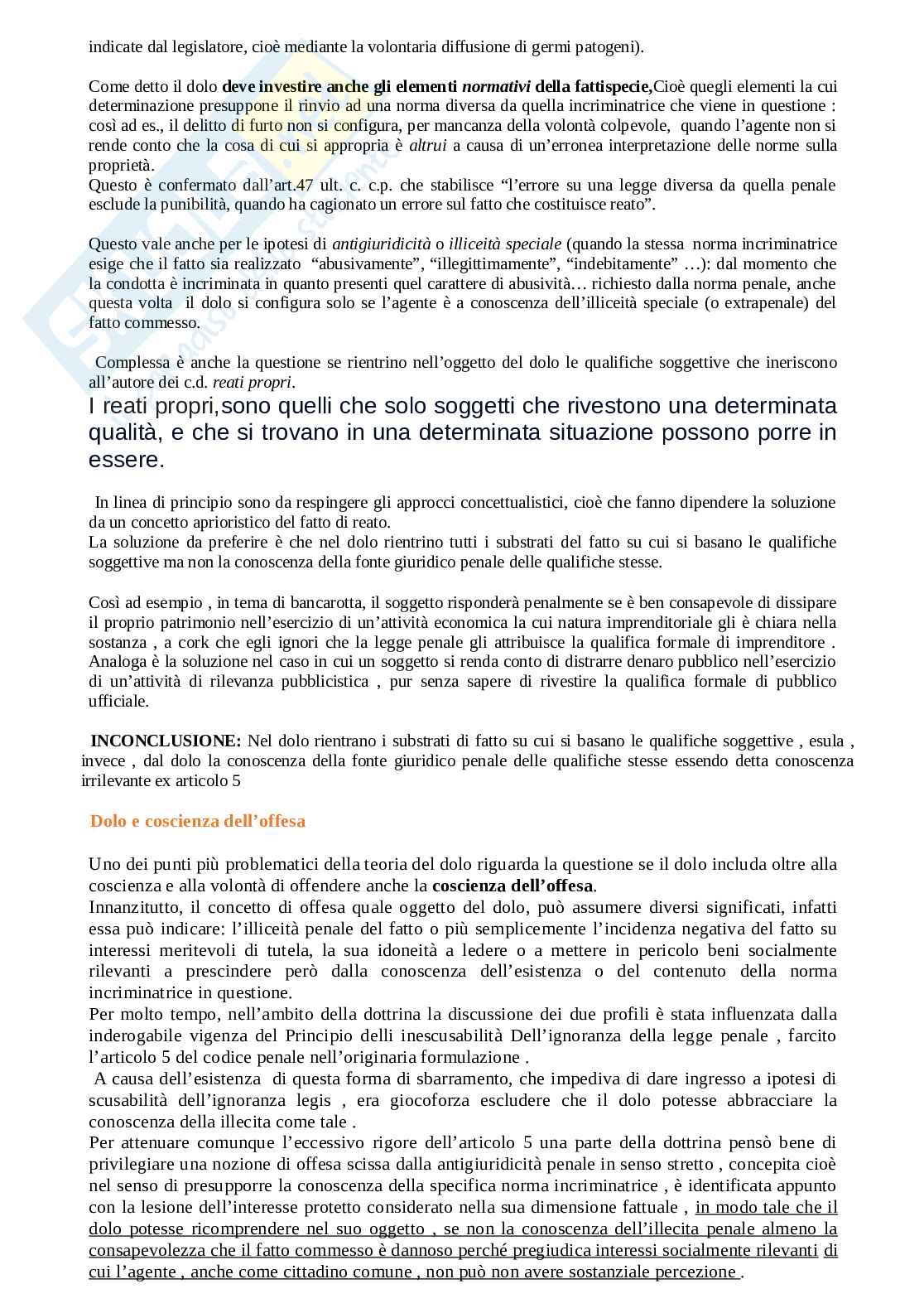 Riassunto esame Diritto Penale, Prof. Masarone Valentina, libro consigliato Manuale diritto penale, Fiore Pag. 6