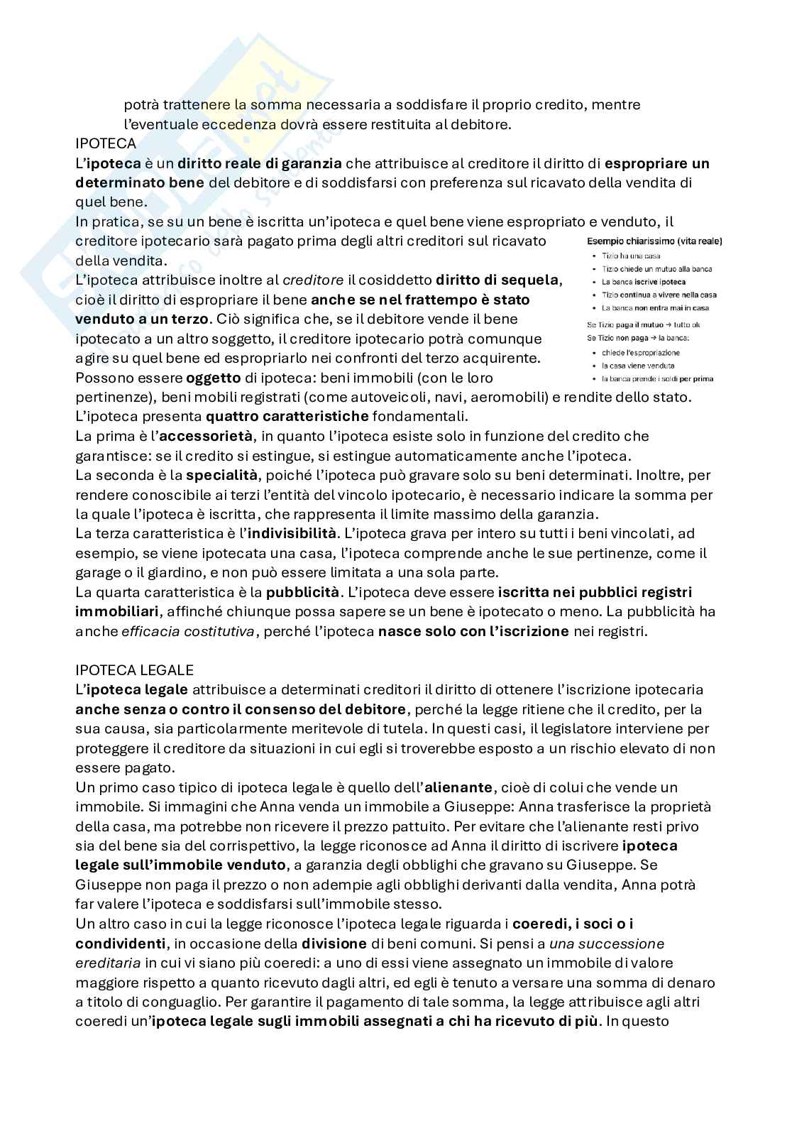 Riassunto esame Diritto privato, Prof. Bocchini Roberto, libro consigliato Manuale di diritto privato, Bocchini, Quadri Pag. 16