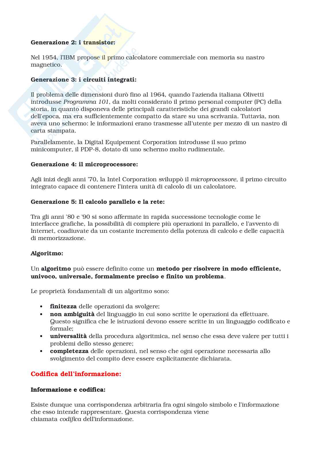 Appunti Informatica Pag. 2