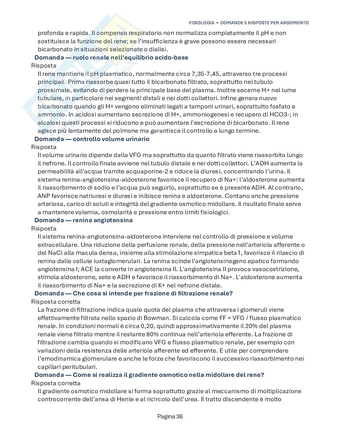 Domande aperte esame Fisiologia umana Pag. 36