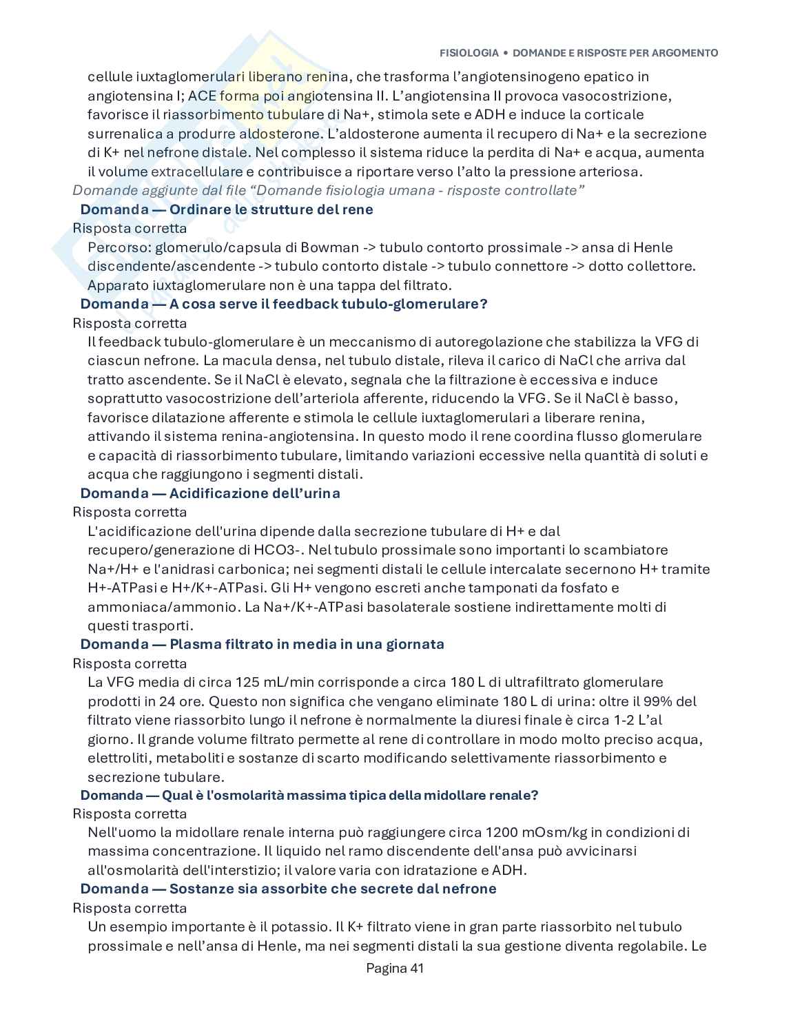 Domande aperte esame Fisiologia umana Pag. 41