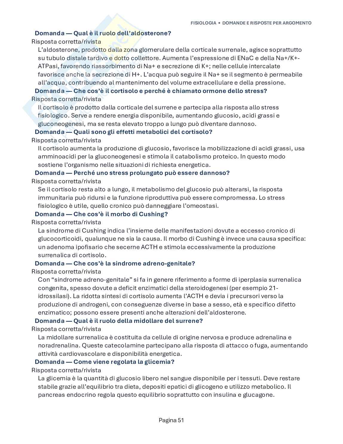 Domande aperte esame Fisiologia umana Pag. 51
