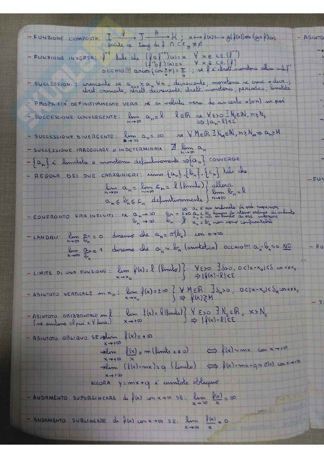 Teoria Analisi 1 Pag. 2
