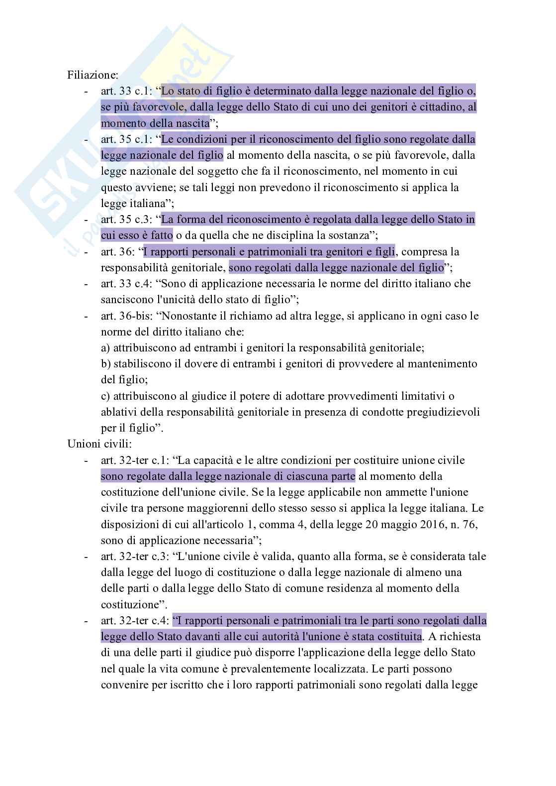 Riassunto esame Diritto privato, Prof. Di Lorenzo Giovanni, libro consigliato Manuale di diritto privato, Torrente, Schlesinger Pag. 11