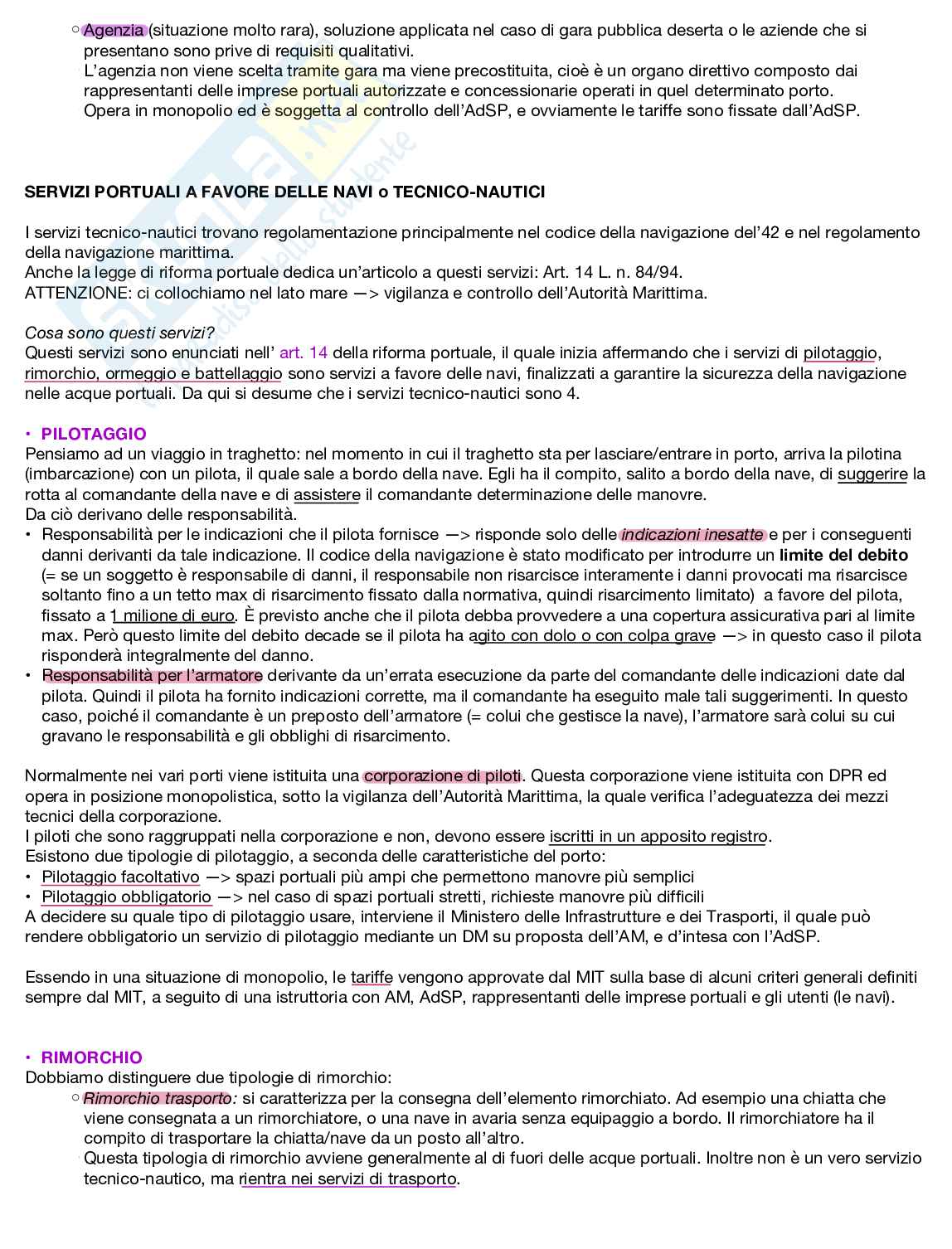 Diritto dei trasporti Pag. 16