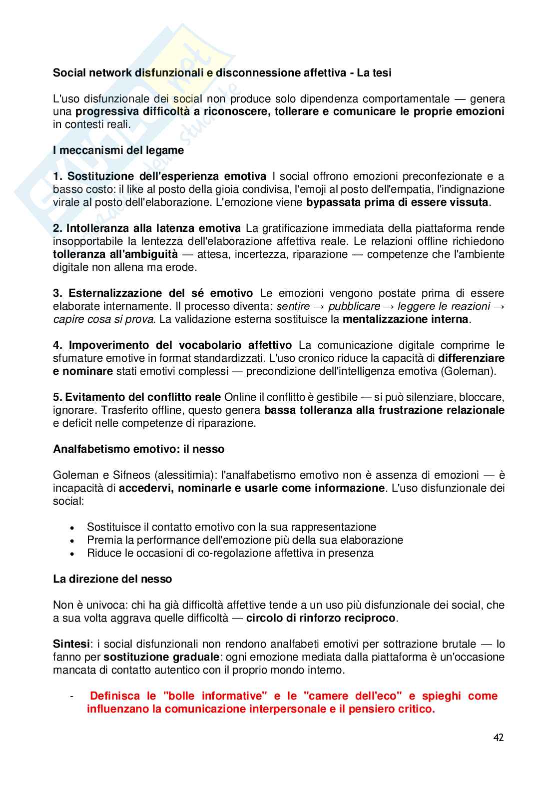 Psicologia della Comunicazione - Paniere compilato Pag. 86