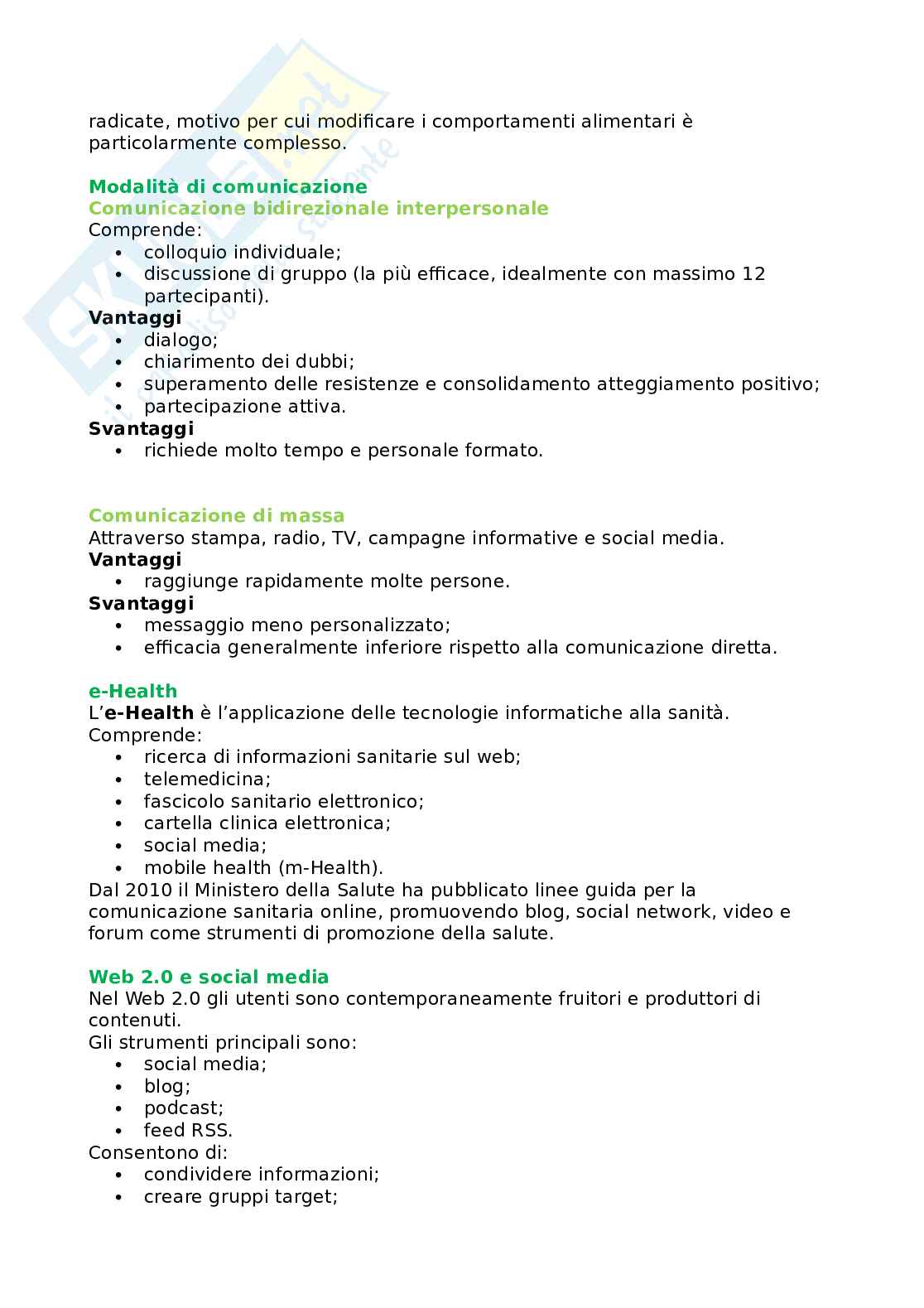 Appunti Principi di dietetica e dietoterapia Pag. 11