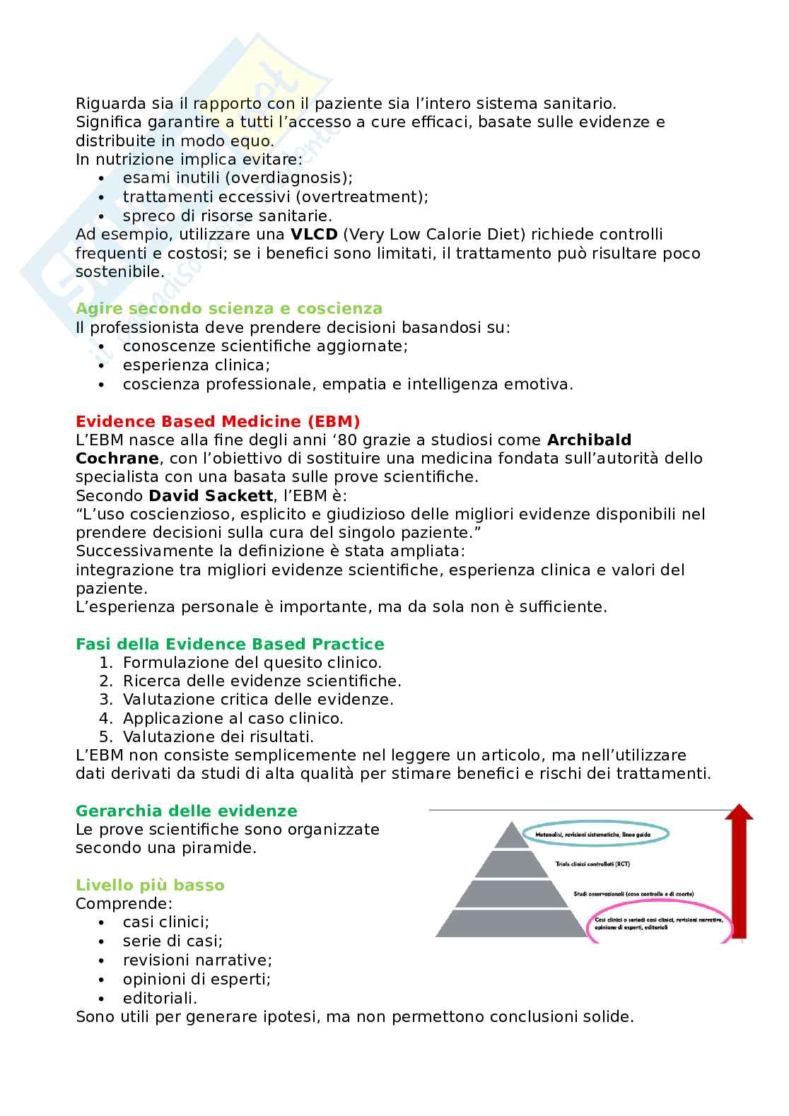 Appunti Principi di dietetica e dietoterapia Pag. 2