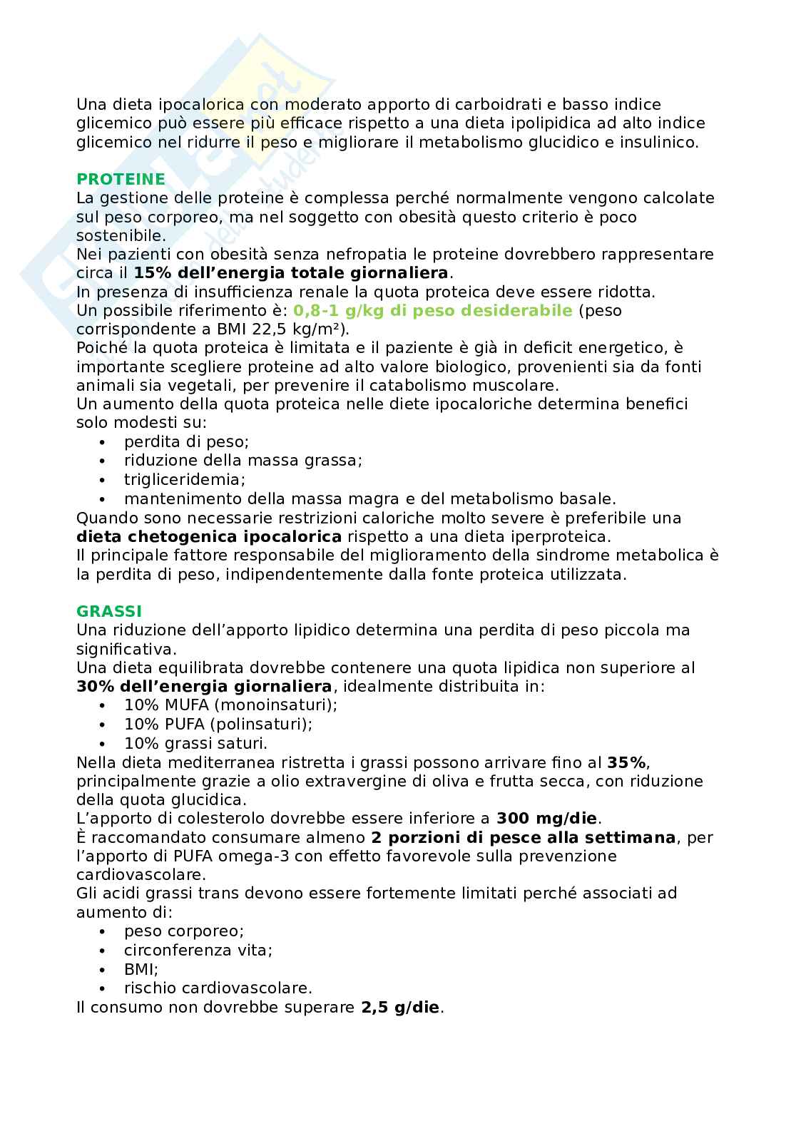 Appunti Principi di dietetica e dietoterapia Pag. 31