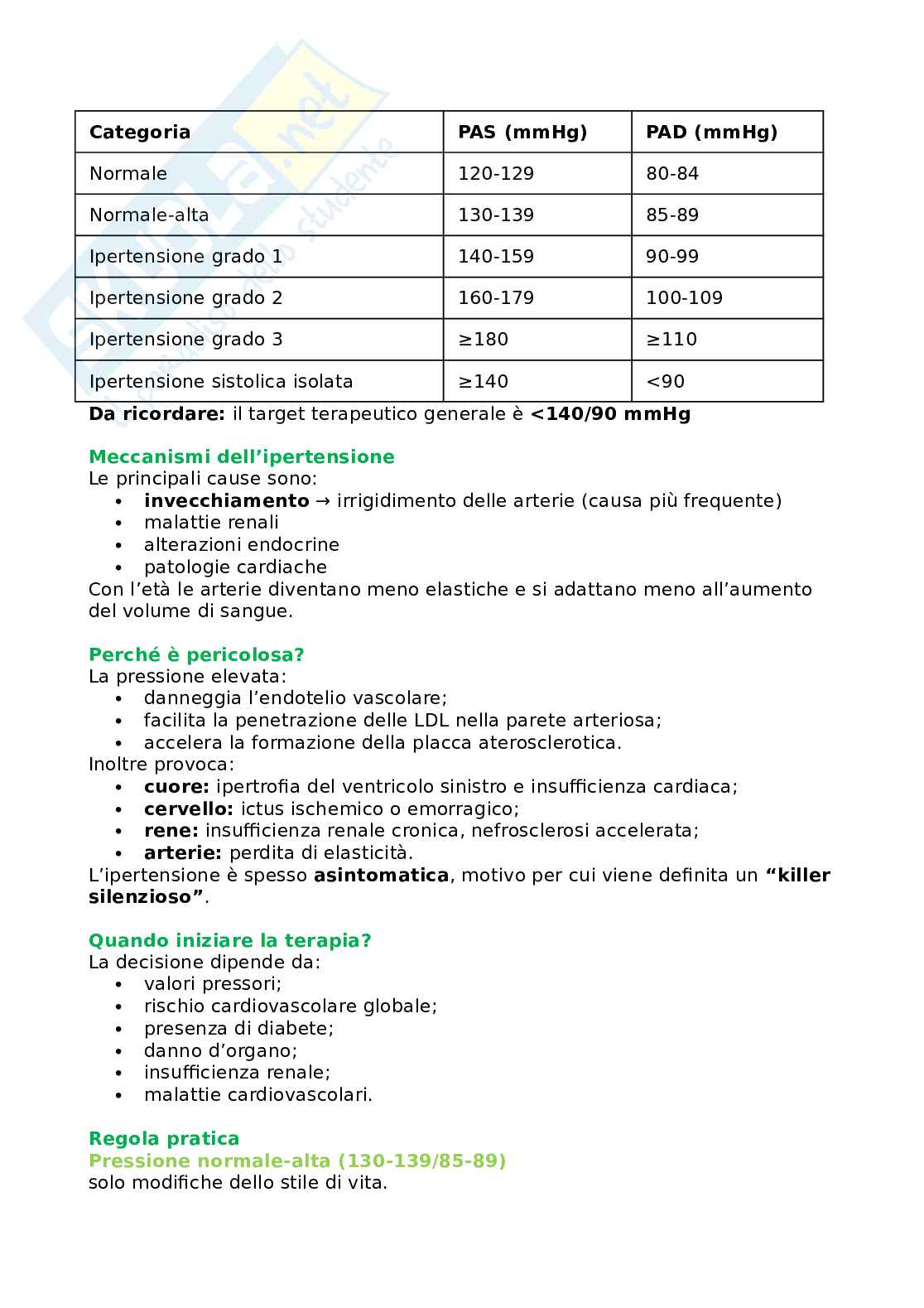 Appunti Principi di dietetica e dietoterapia Pag. 61