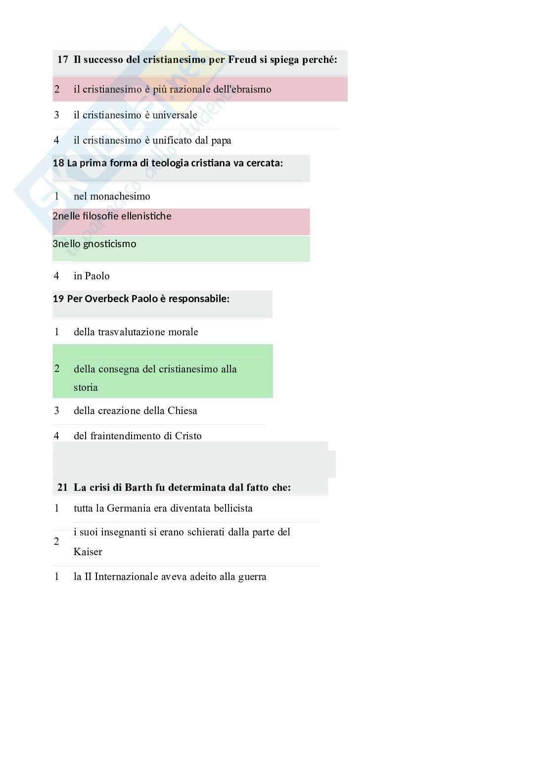 Paniere di Filosofia della religione, 2026 Pag. 31