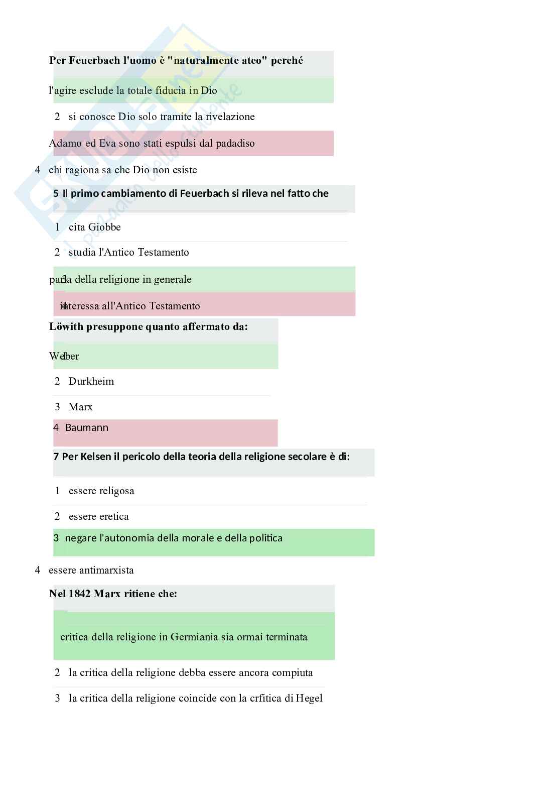 Paniere di Filosofia della religione, 2026 Pag. 41