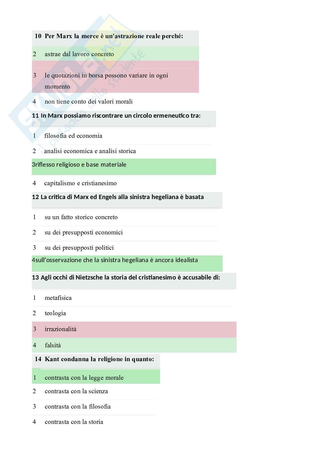 Paniere di Filosofia della religione, 2026 Pag. 81