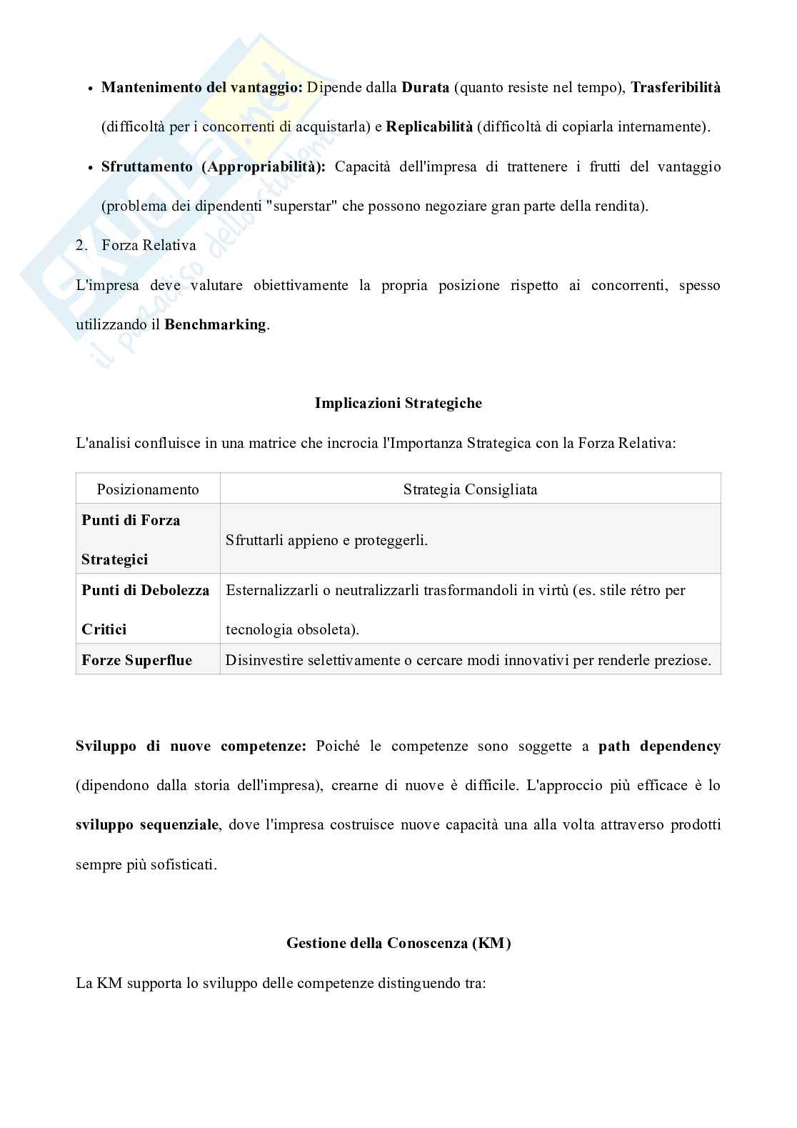 Riassunto esame Gestione aziendale, Prof. D'adamo Idiano, libro consigliato L'analisi strategica per le decisioni aziendali  , Grant Pag. 26