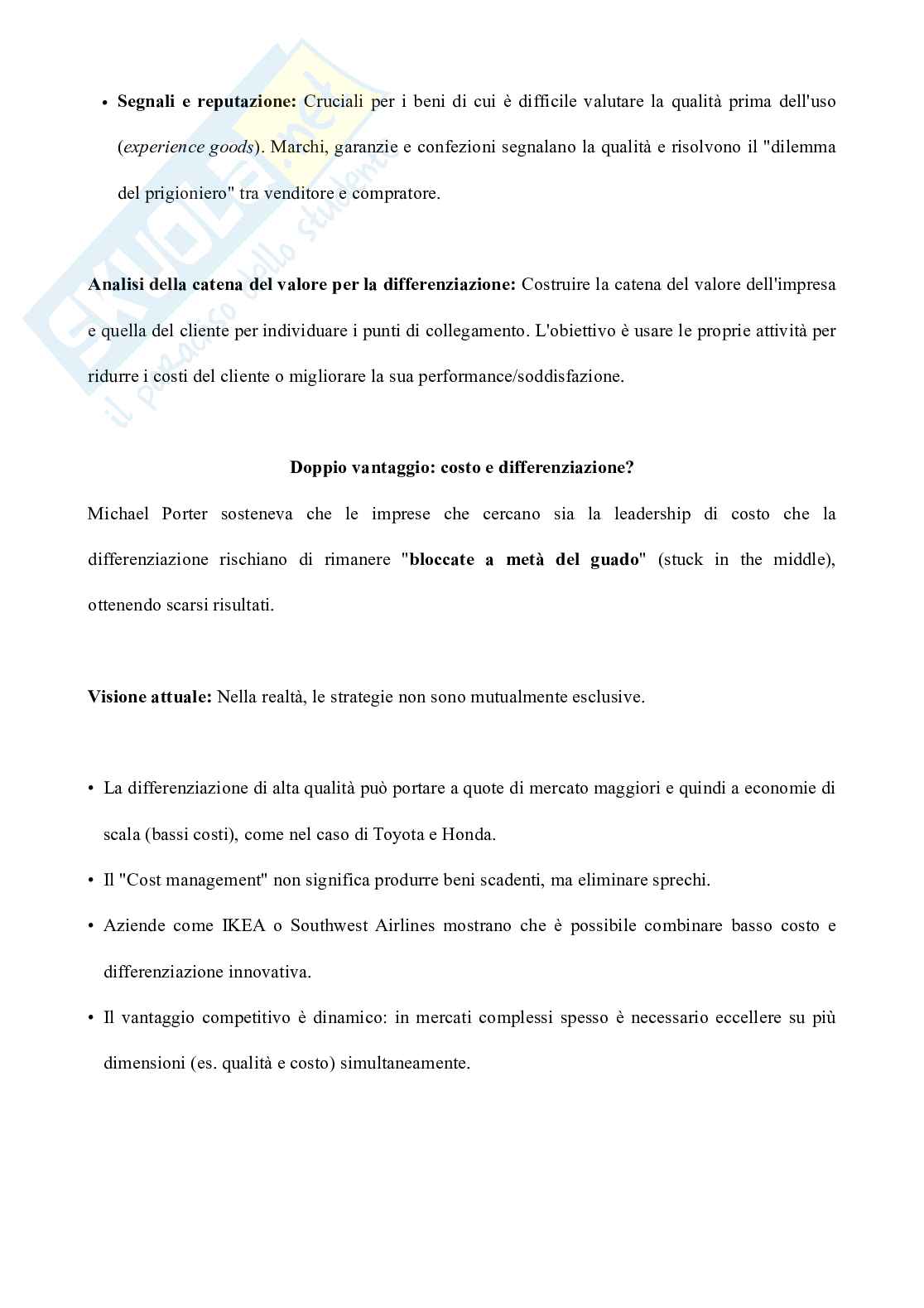 Riassunto esame Gestione aziendale, Prof. D'adamo Idiano, libro consigliato L'analisi strategica per le decisioni aziendali  , Grant Pag. 36