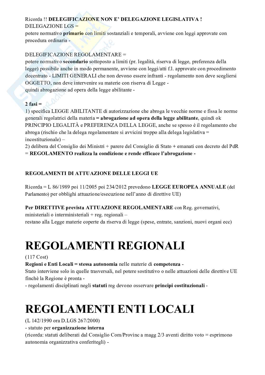 Fonti del diritto Pag. 11