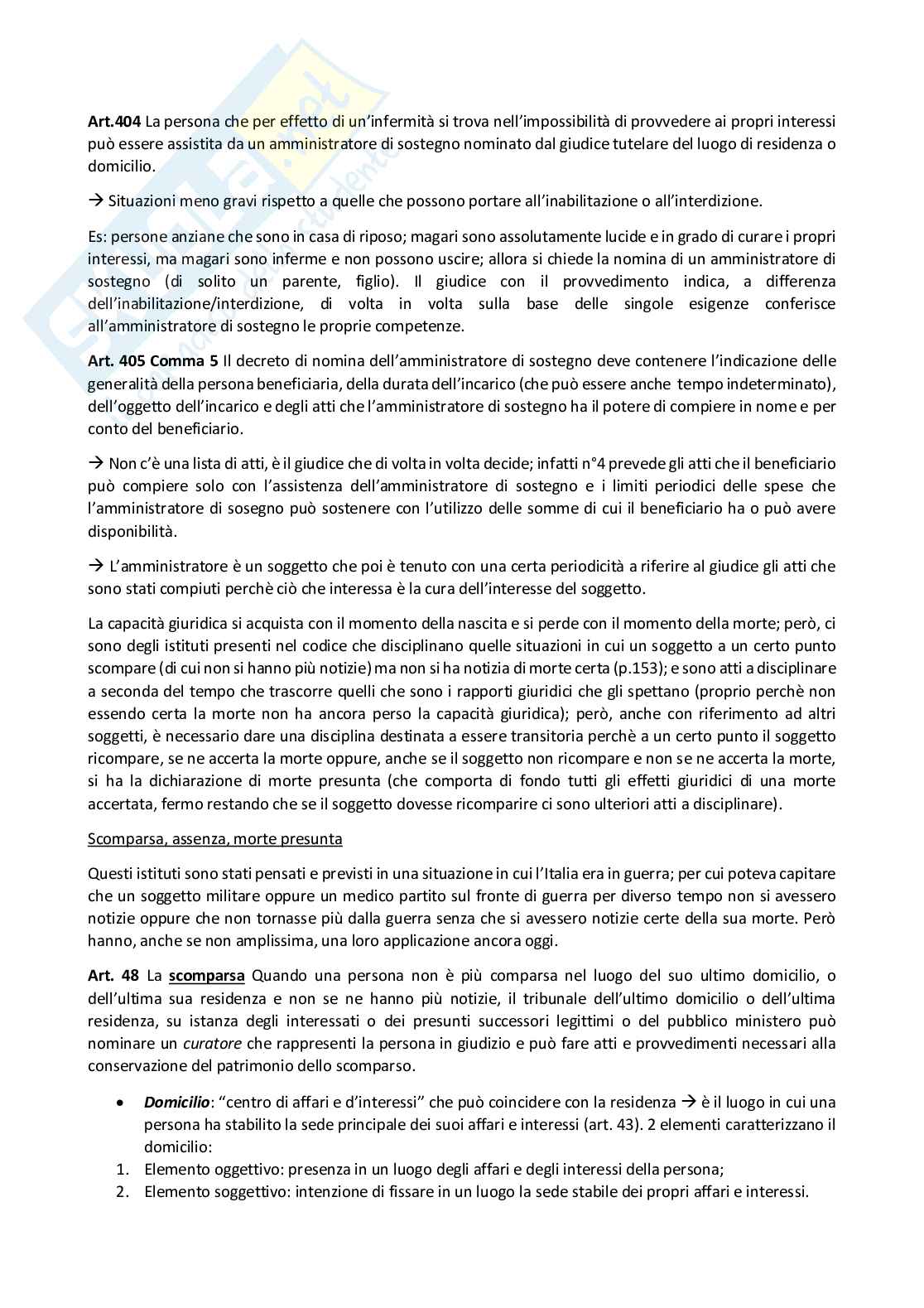 Esame di diritto privato - Appunti completi per la preparazione Pag. 21