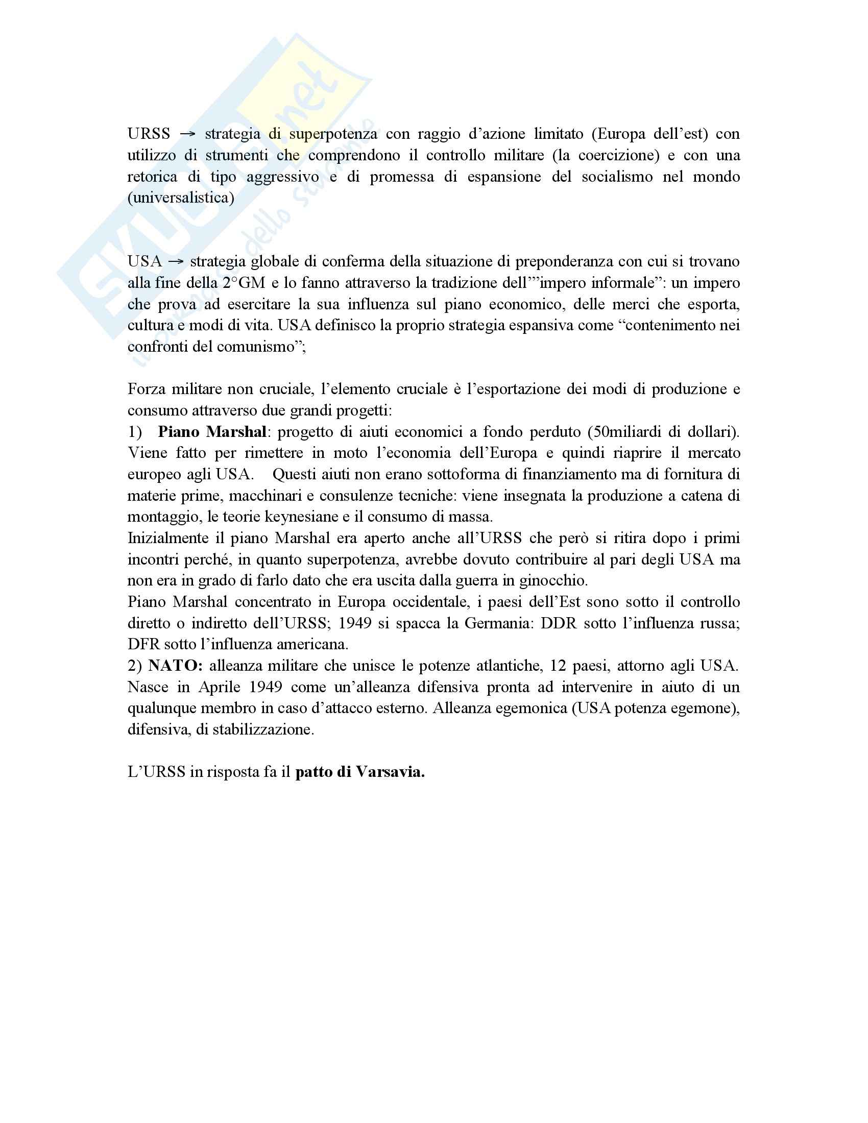 Storia contemporanea - il Novecento - Appunti Pag. 36