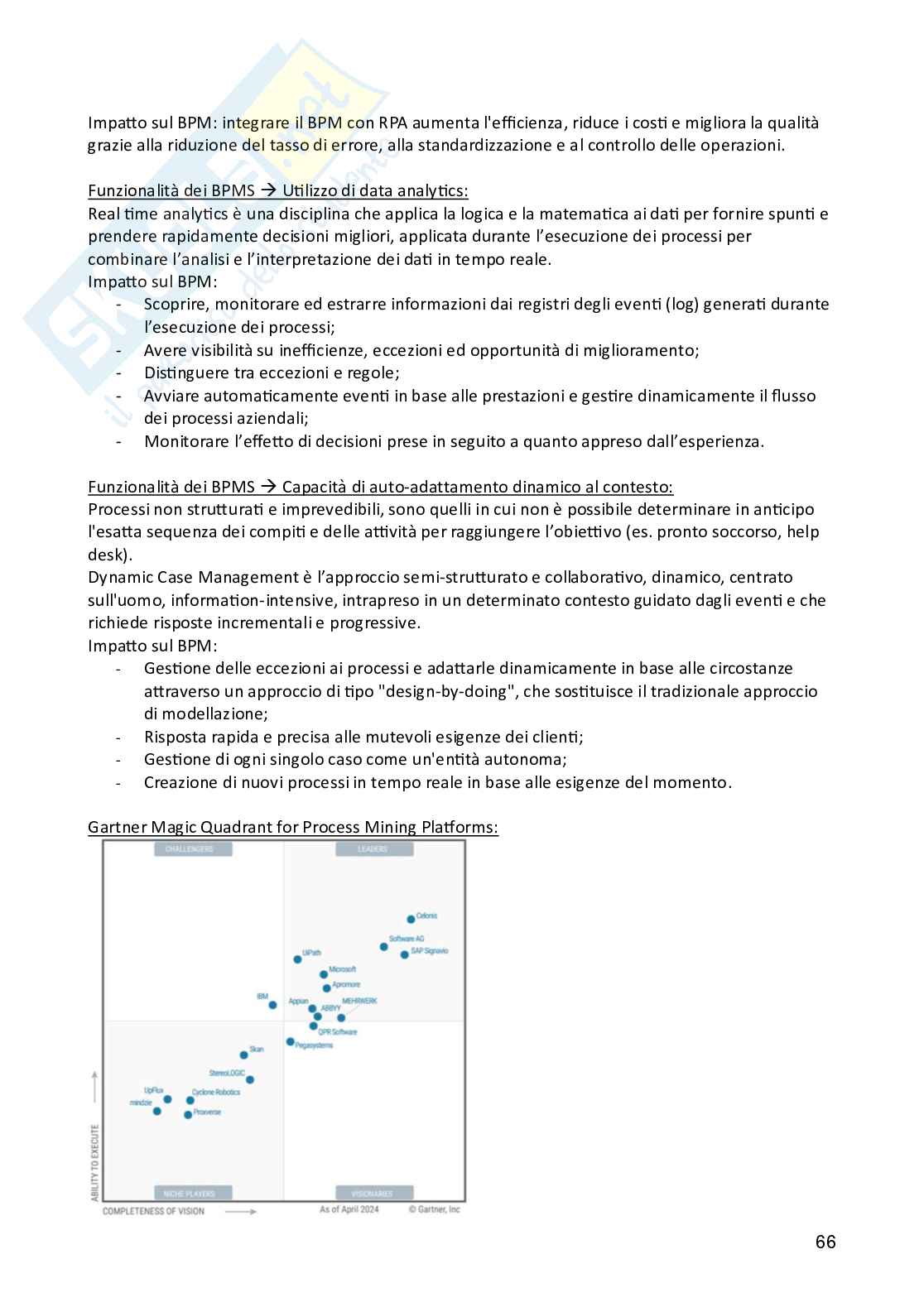 Appunti del secondo parziale di Organizzazione dei sistemi informativi aziendali Pag. 66