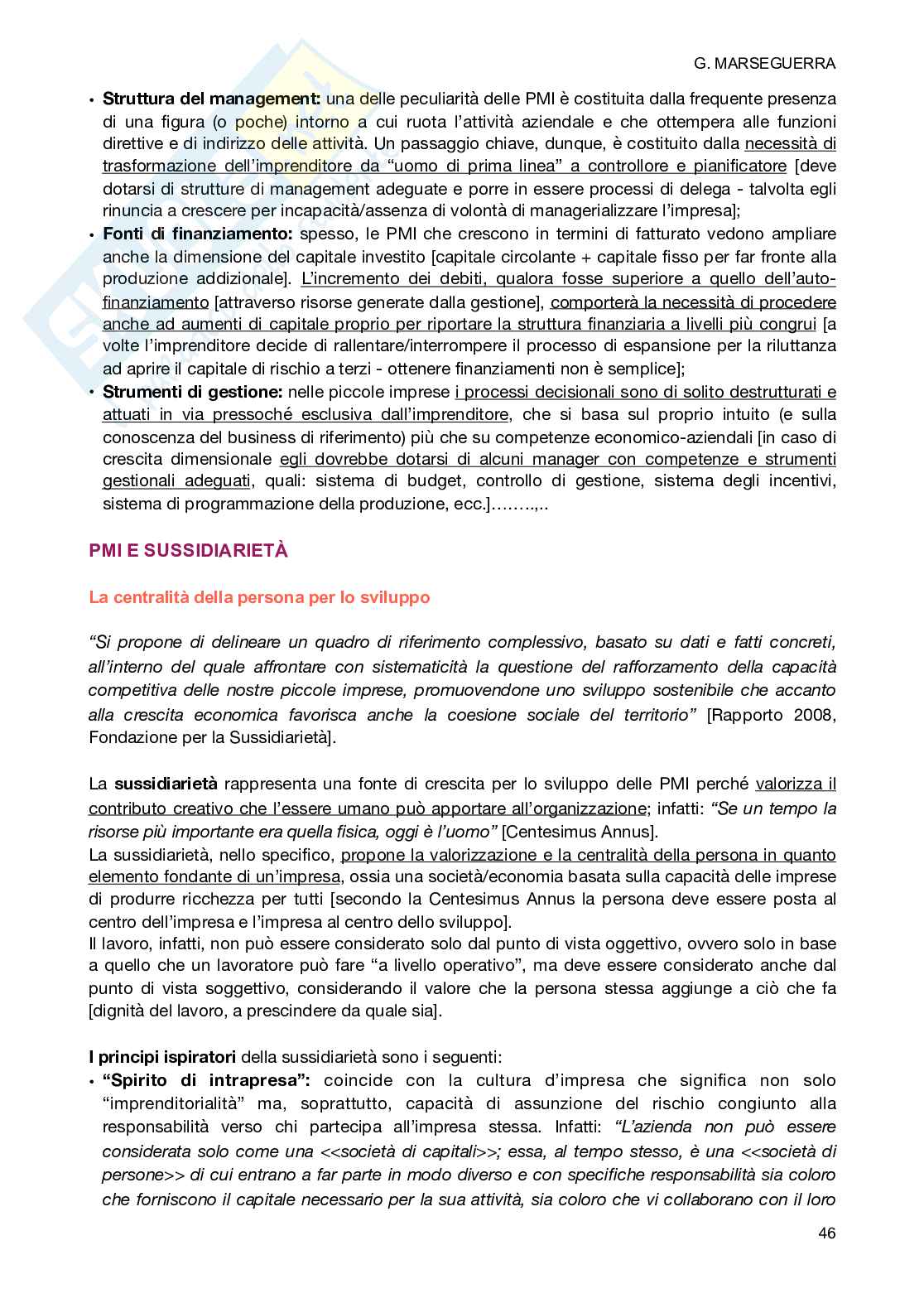 Imprese, competitività e sviluppo Pag. 46