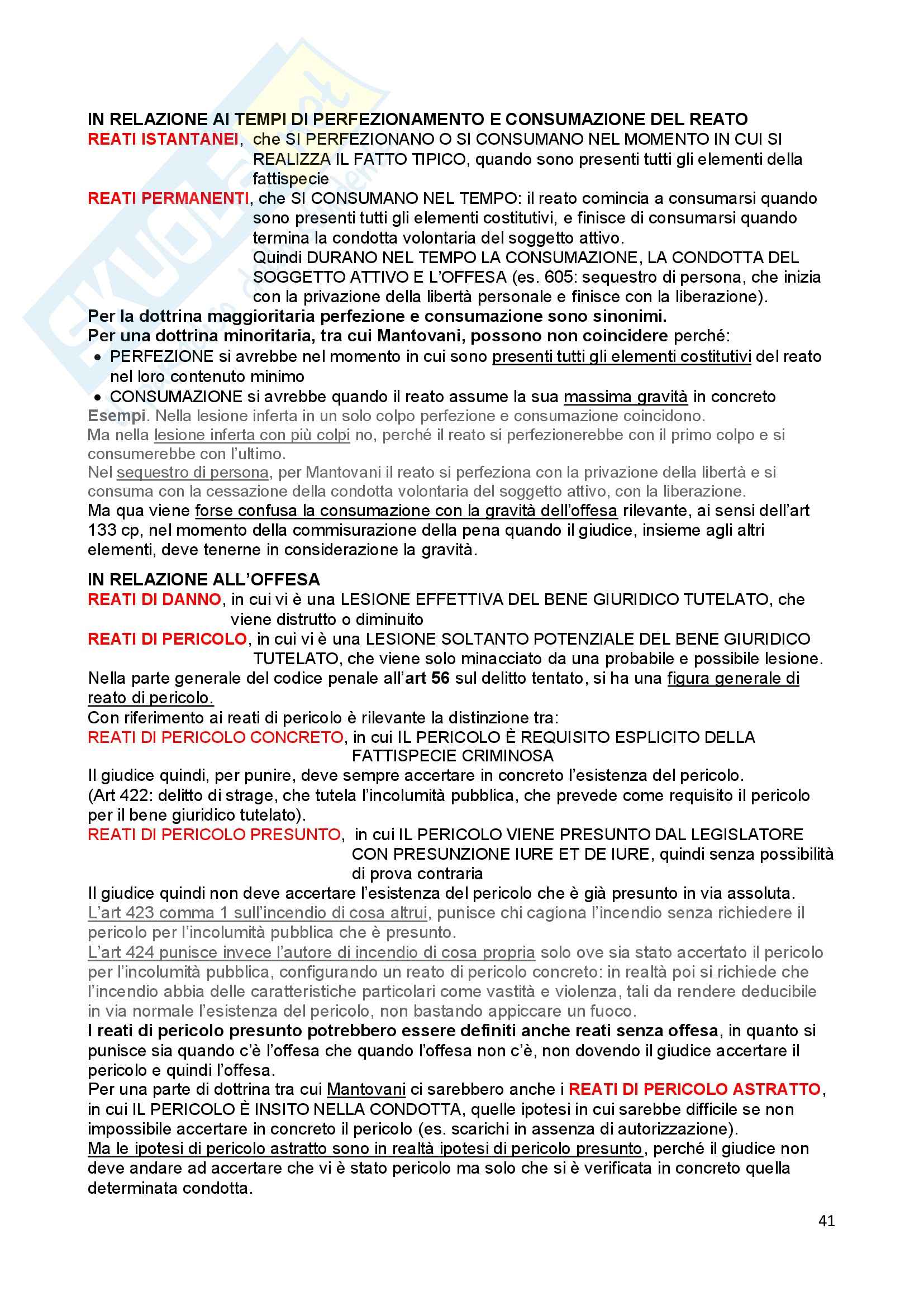 Diritto penale - Appunti Pag. 41
