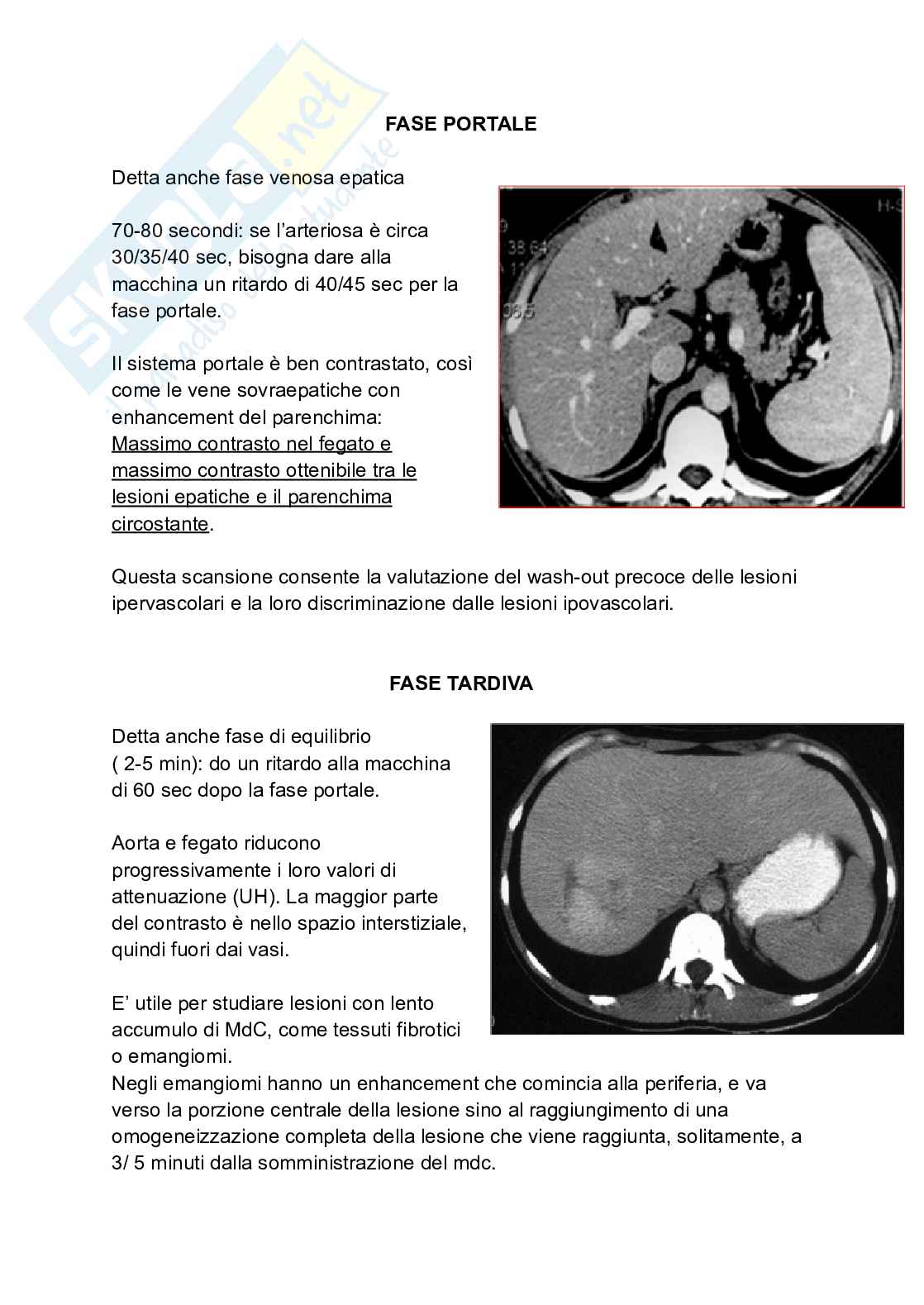 Riassunto esame Tc addome, Prof. Pecchioni Nicola, libro consigliato Diagnostica per immagni, Toricelli Pag. 11