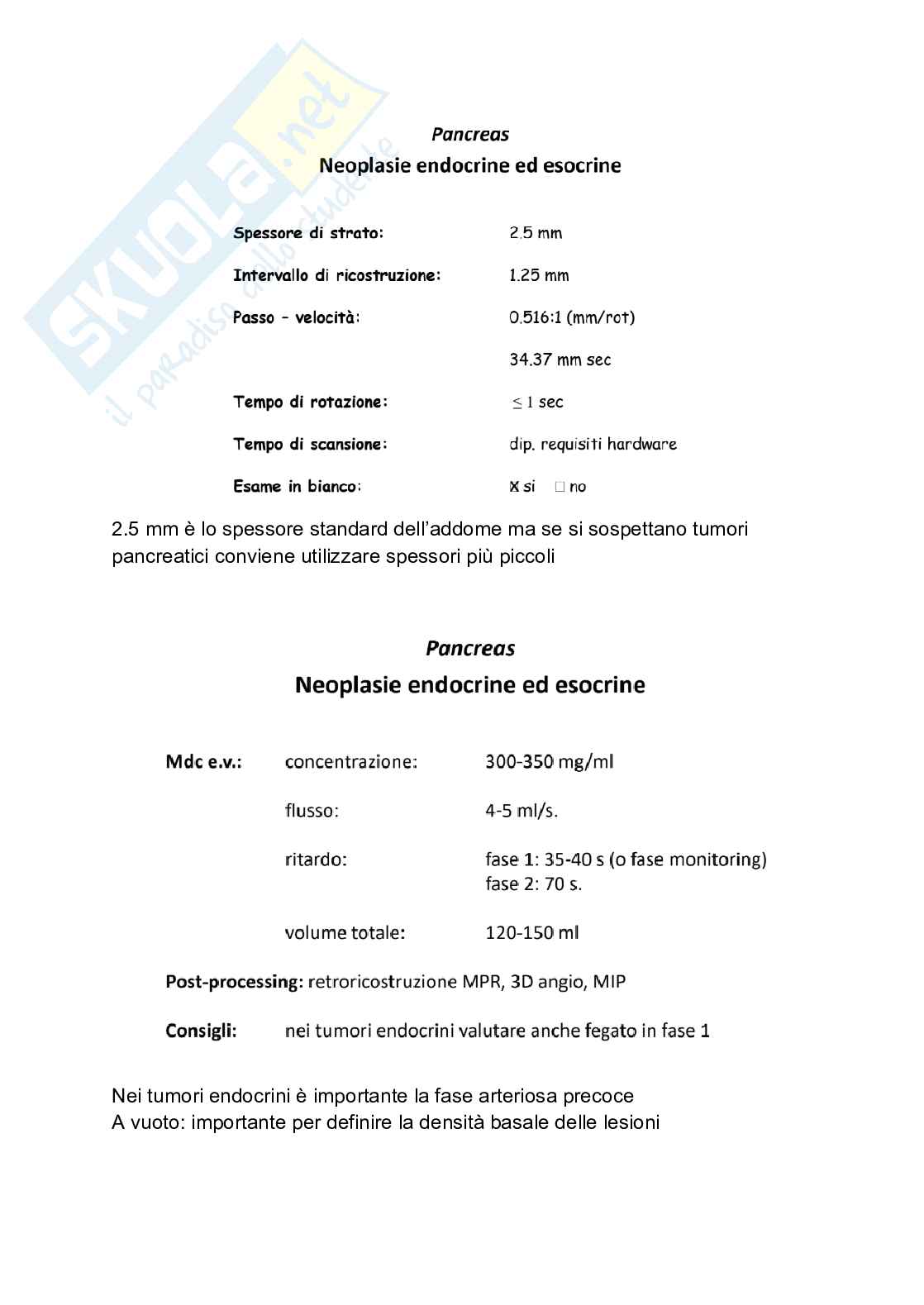Riassunto esame Tc addome, Prof. Pecchioni Nicola, libro consigliato Diagnostica per immagni, Toricelli Pag. 26