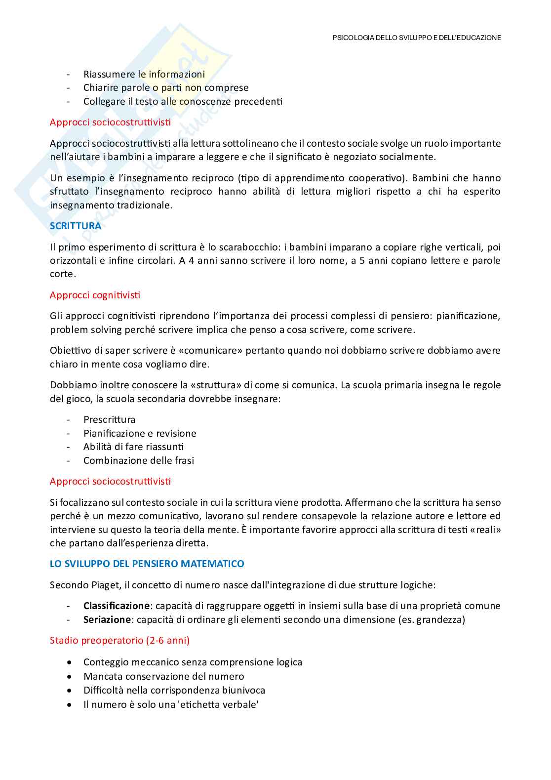 Appunti Psicologia dello sviluppo Pag. 36