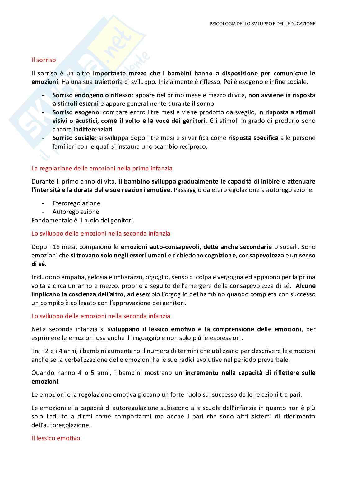 Appunti Psicologia dello sviluppo Pag. 41