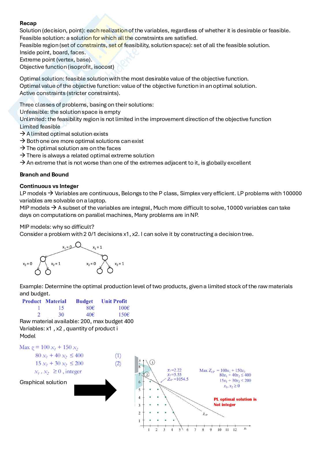 Decision Making and AI for business change Pag. 21
