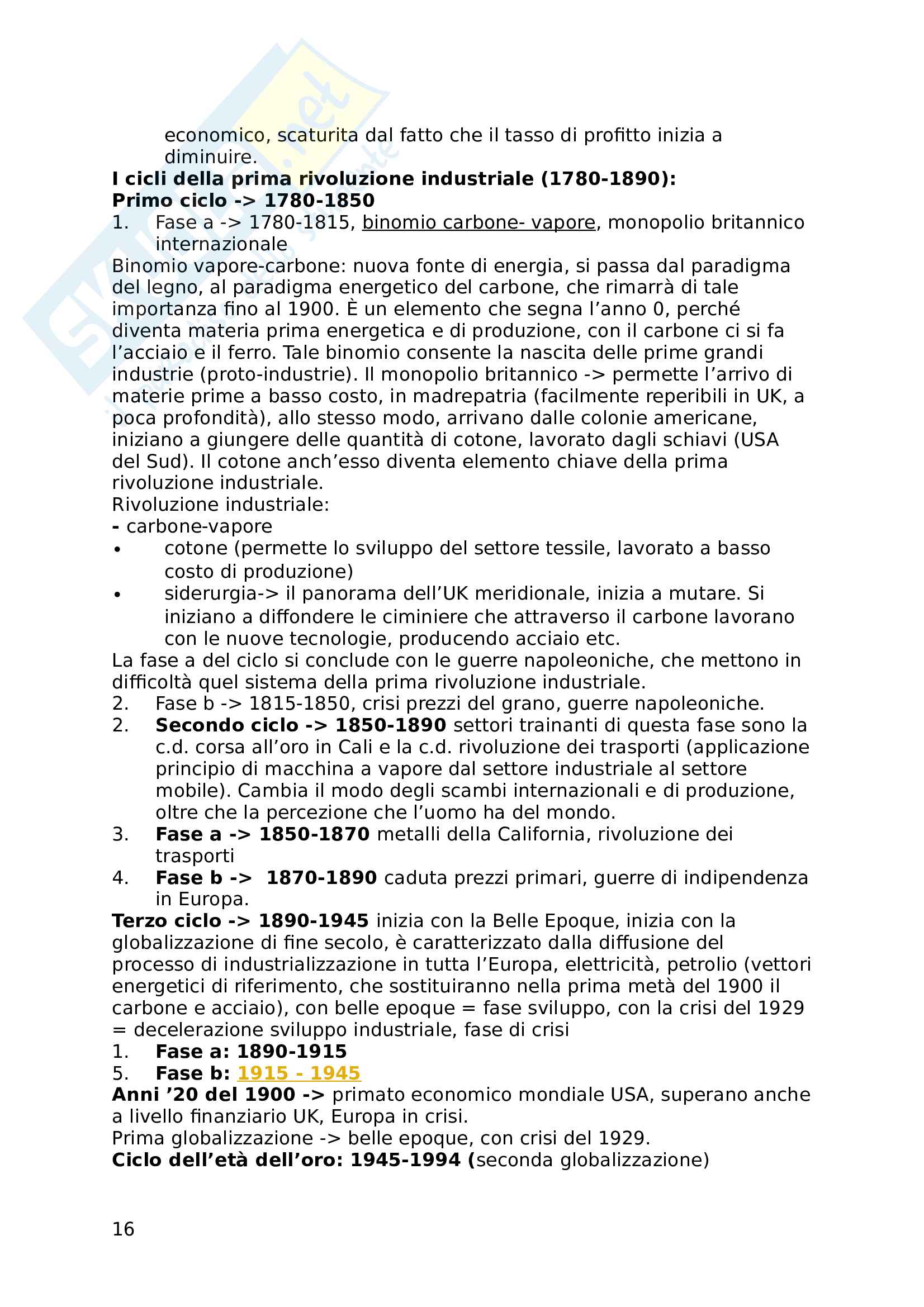 Appunti storia dell'economia Pag. 16