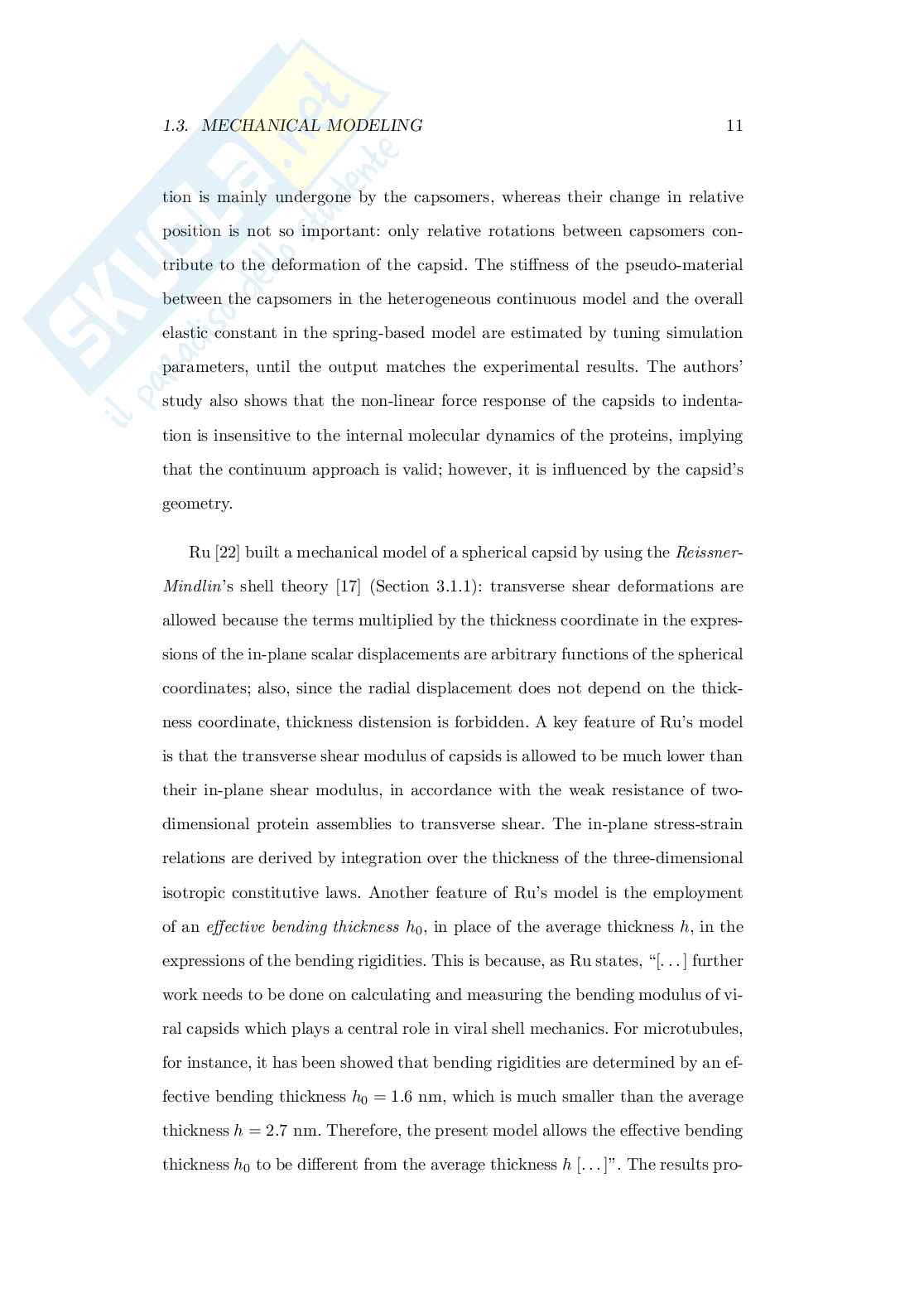 A Continuum Theory for the Natural Vibrations of Spherical Viral Capsids Pag. 21