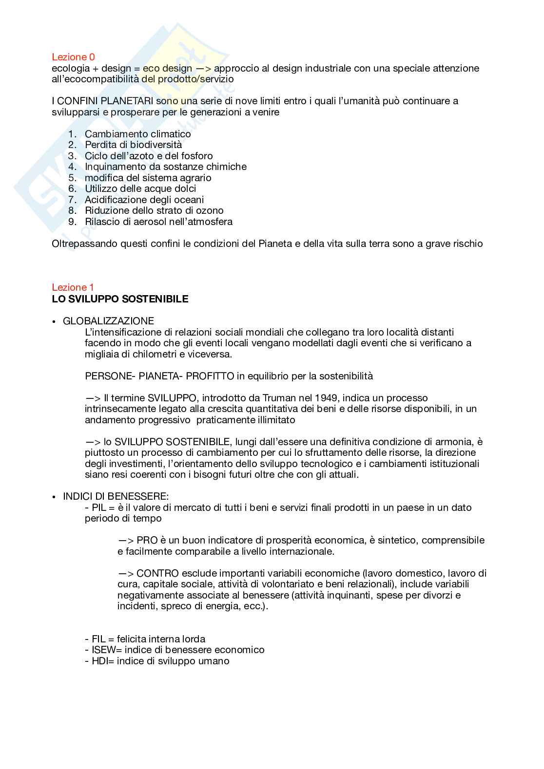 Requisti ambientali del prodotto - Appunti Pag. 1