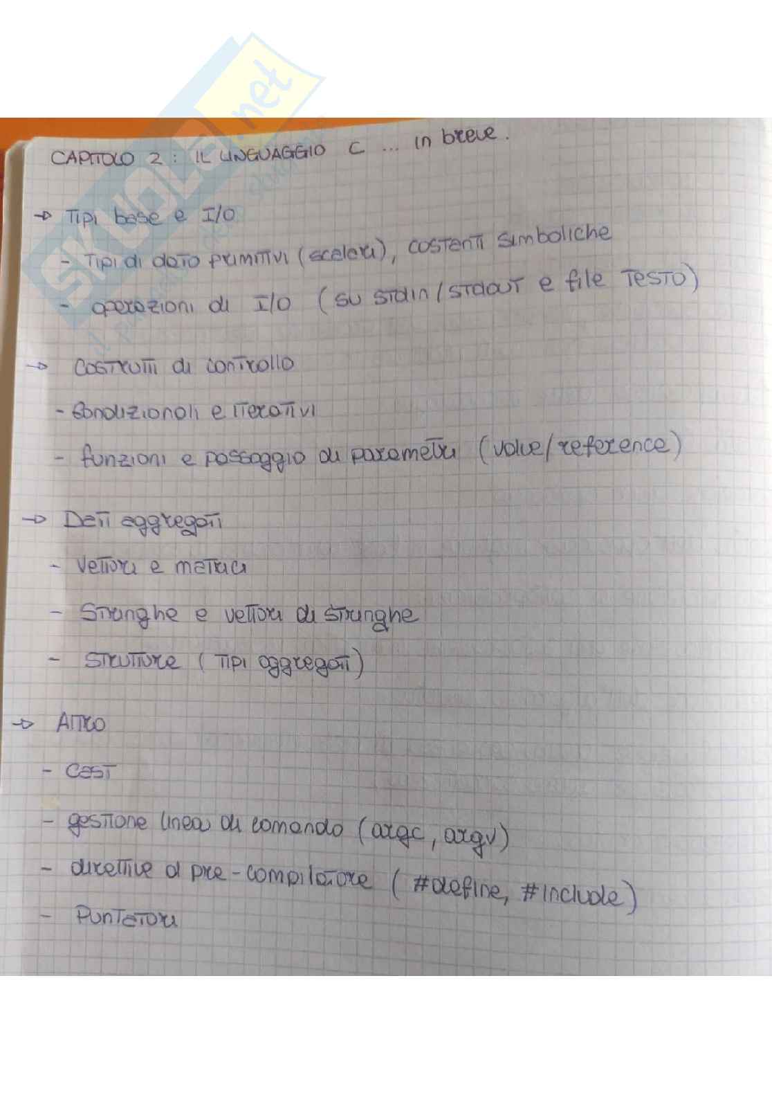 Appunti prime lezioni di Algoritmi e programmazione avanzata Pag. 2
