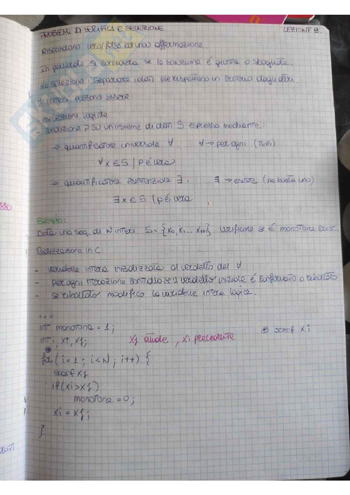 Appunti prime lezioni di Algoritmi e programmazione avanzata Pag. 41