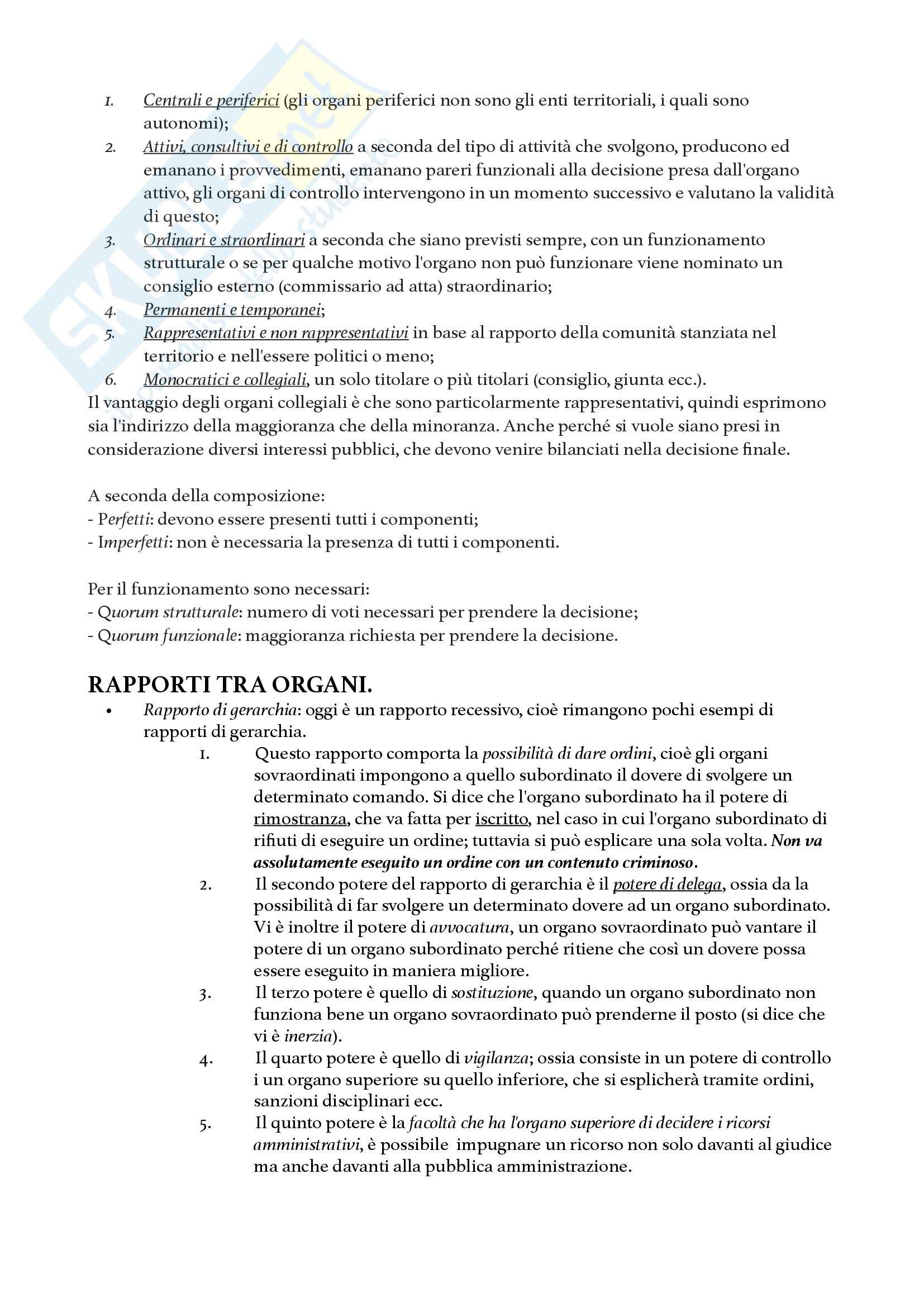 Lezioni: Appunti di Diritto Amministrativo Pag. 16